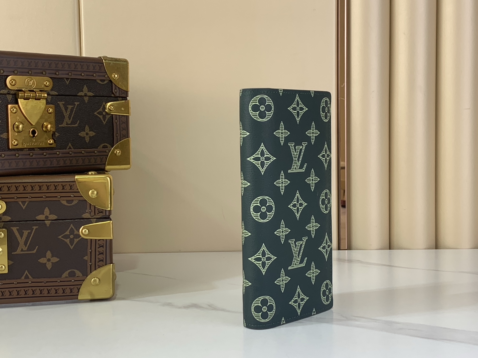 Louis Vuitton Basic Bag Canvas Blue M-l-s