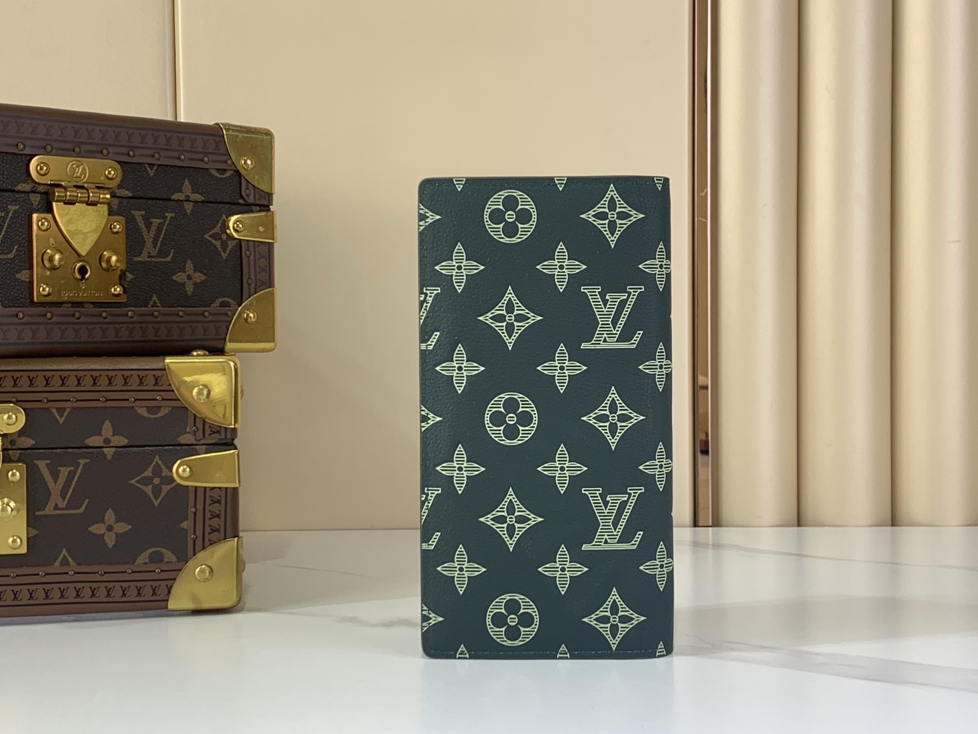 Louis Vuitton Basic Bag Canvas Blue M-l-s