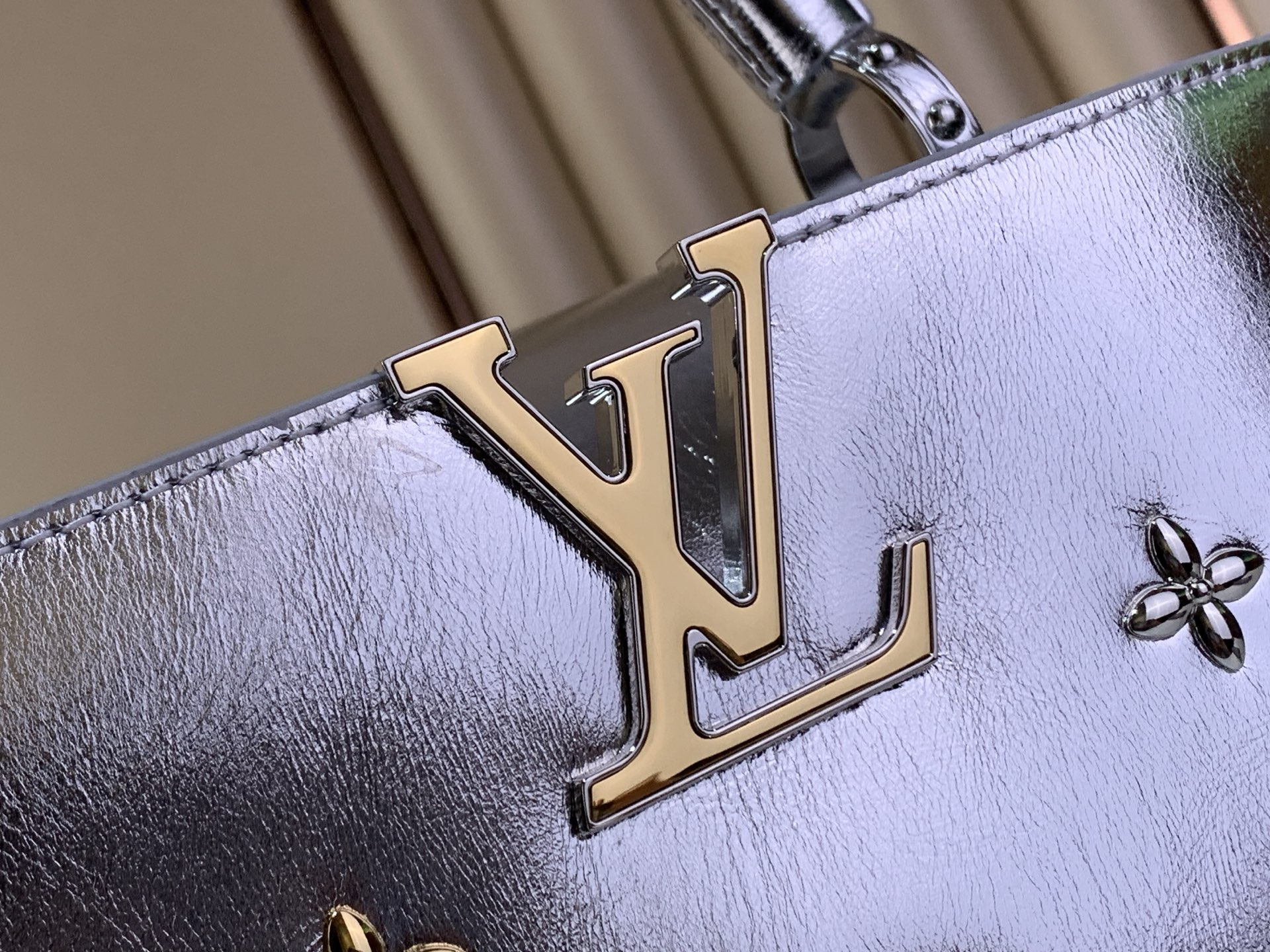 Louis Vuitton Basic Bag Silver M-l-s