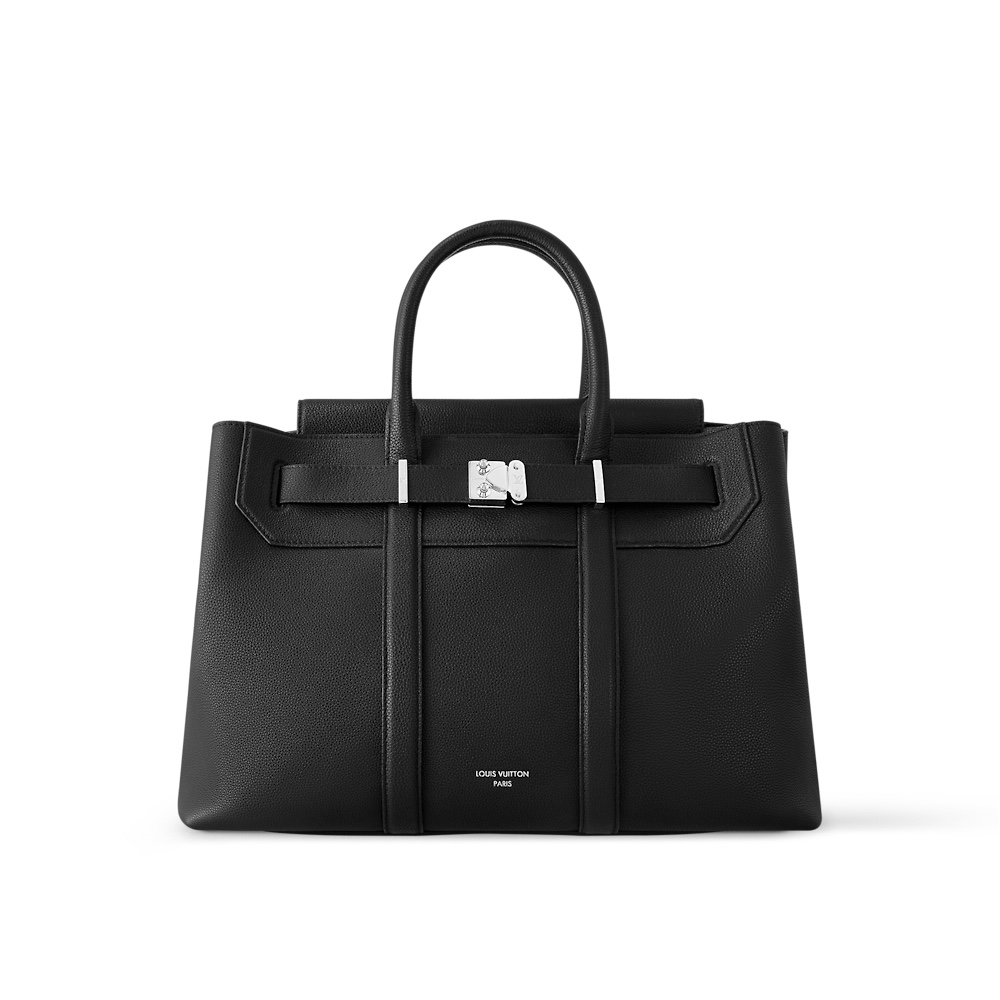 Louis Vuitton Tote Bag Black M-s