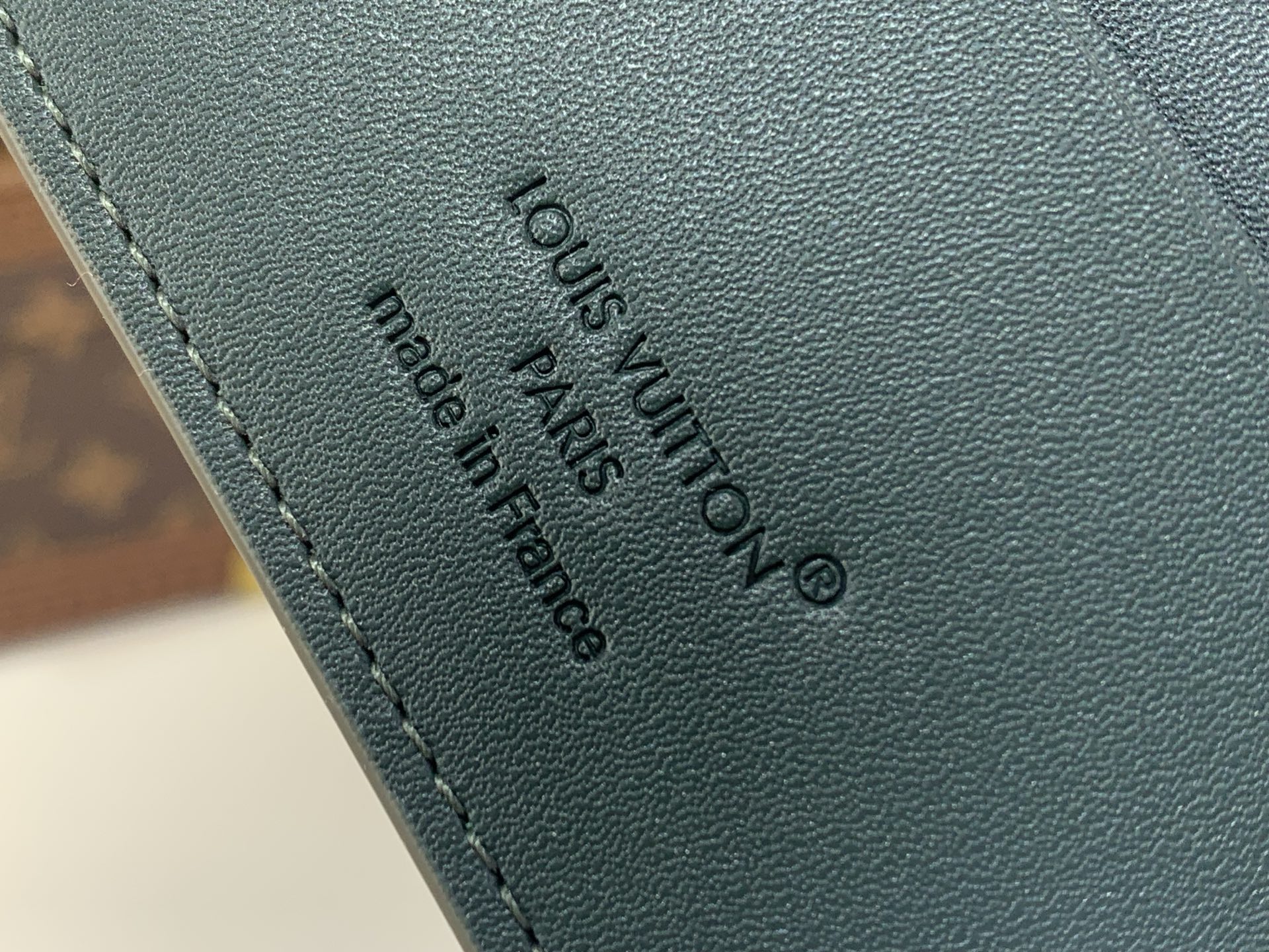 Louis Vuitton Basic Bag Cow Leather Green M-l