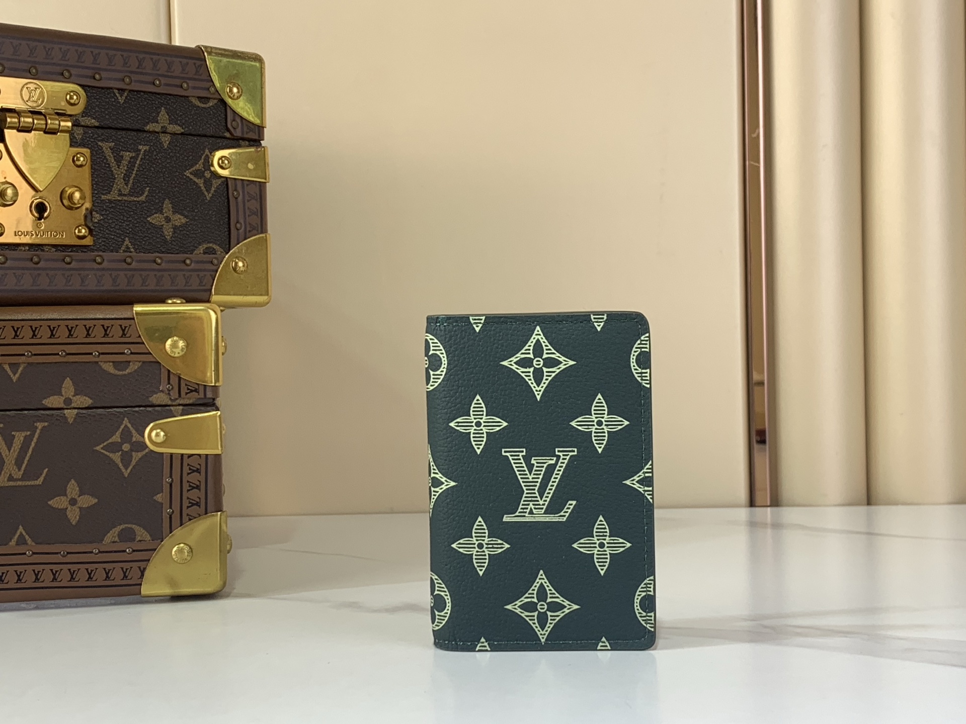 Louis Vuitton Basic Bag Cow Leather Green M