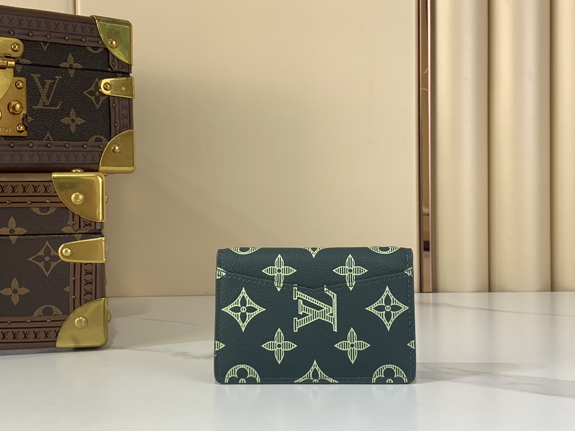 Louis Vuitton Basic Bag Cow Leather Green M