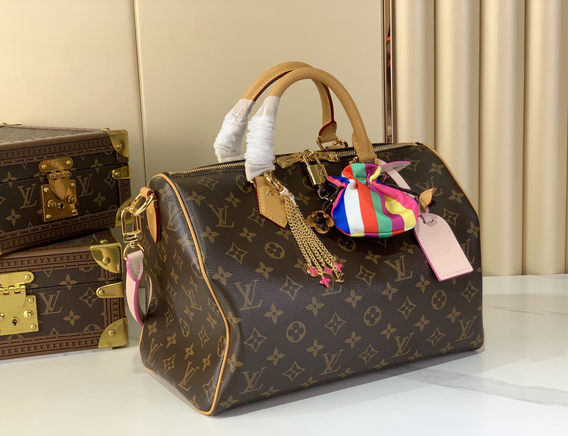 Louis Vuitton Basic Bag Pink M-s