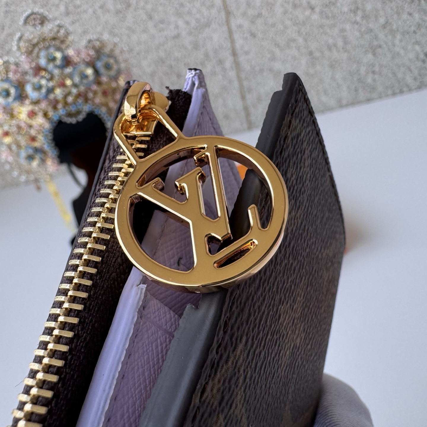 Louis Vuitton Clutch Bag Canvas M-l-s