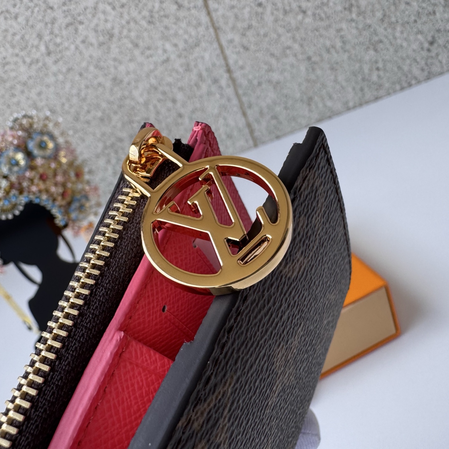 Louis Vuitton Clutch Bag Canvas M-l-s