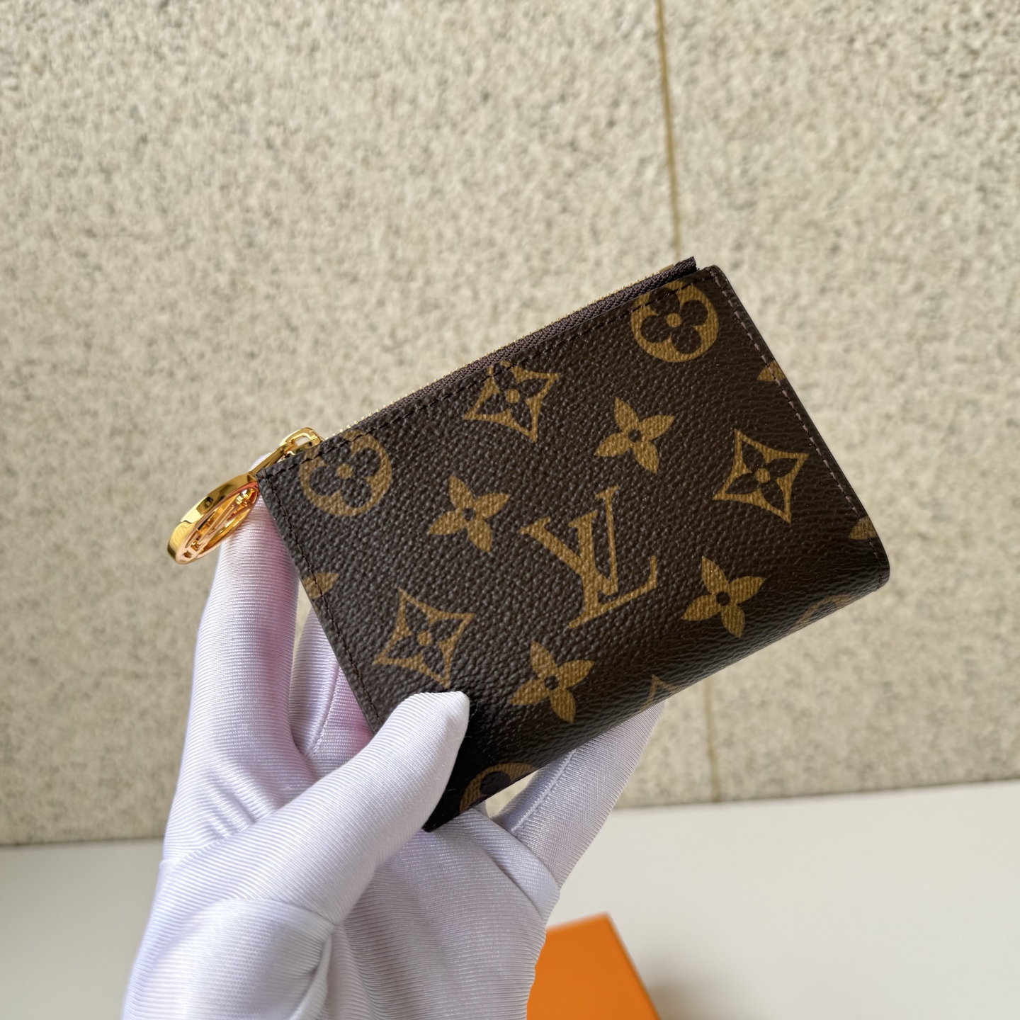 Louis Vuitton Clutch Bag Canvas Pink M-l-s