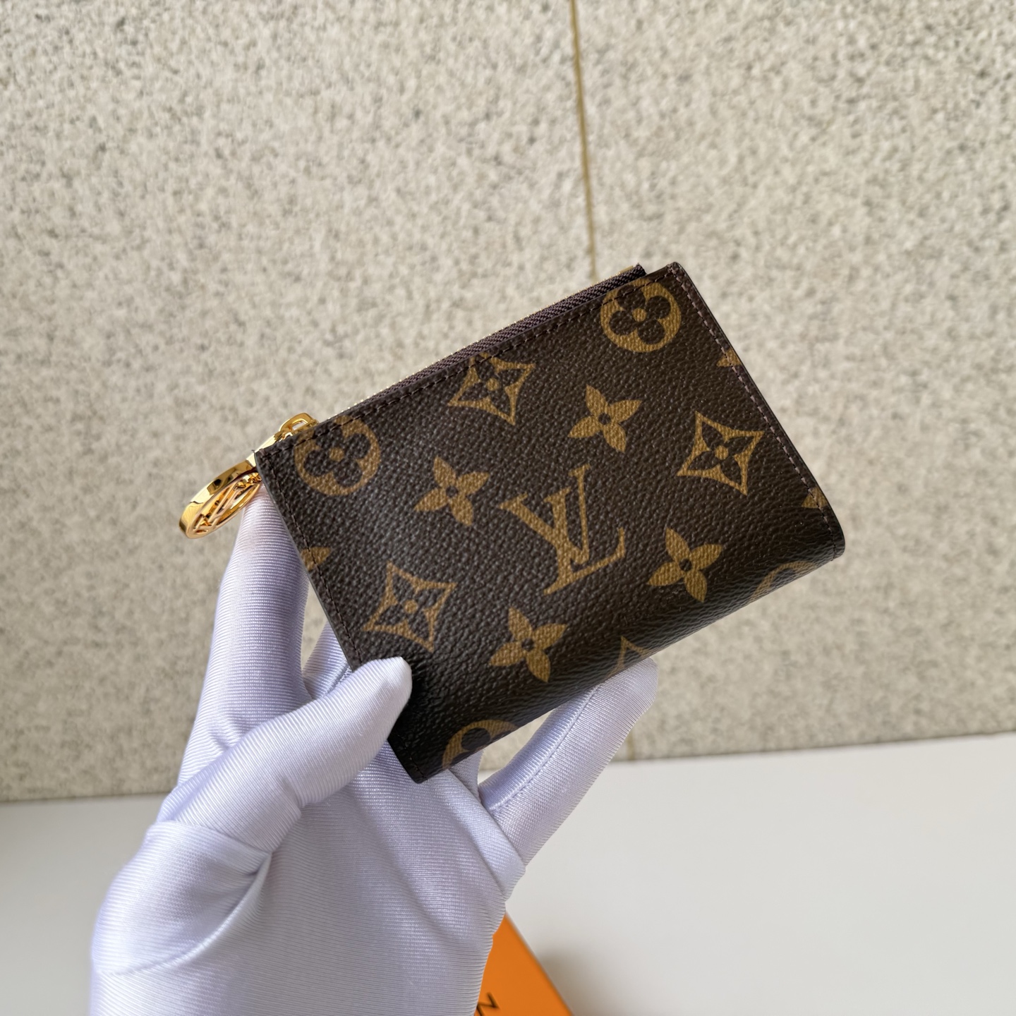 Louis Vuitton Clutch Bag Canvas Brown M-l-s