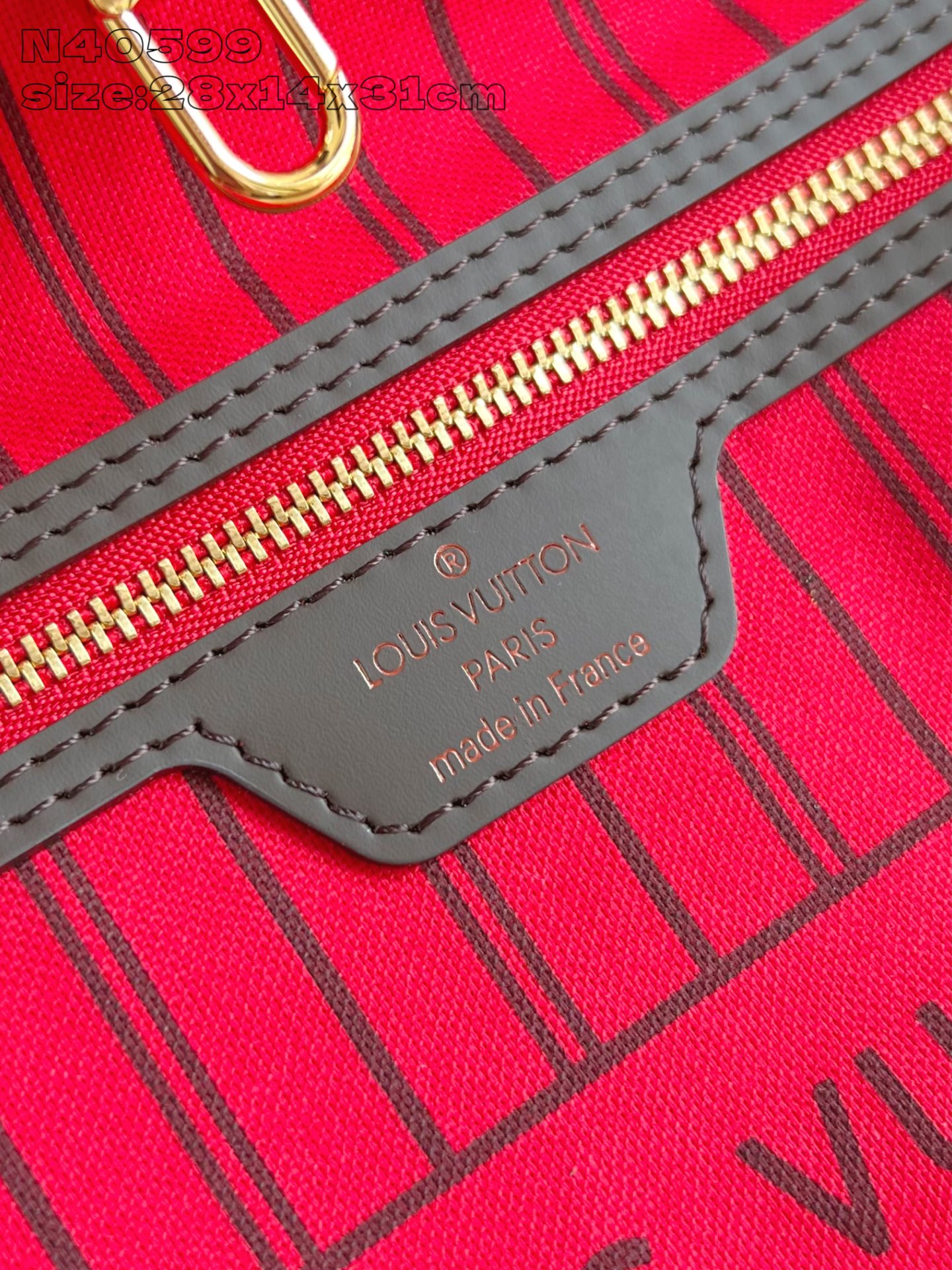 Louis Vuitton Tote Bag Cow Leather M-l