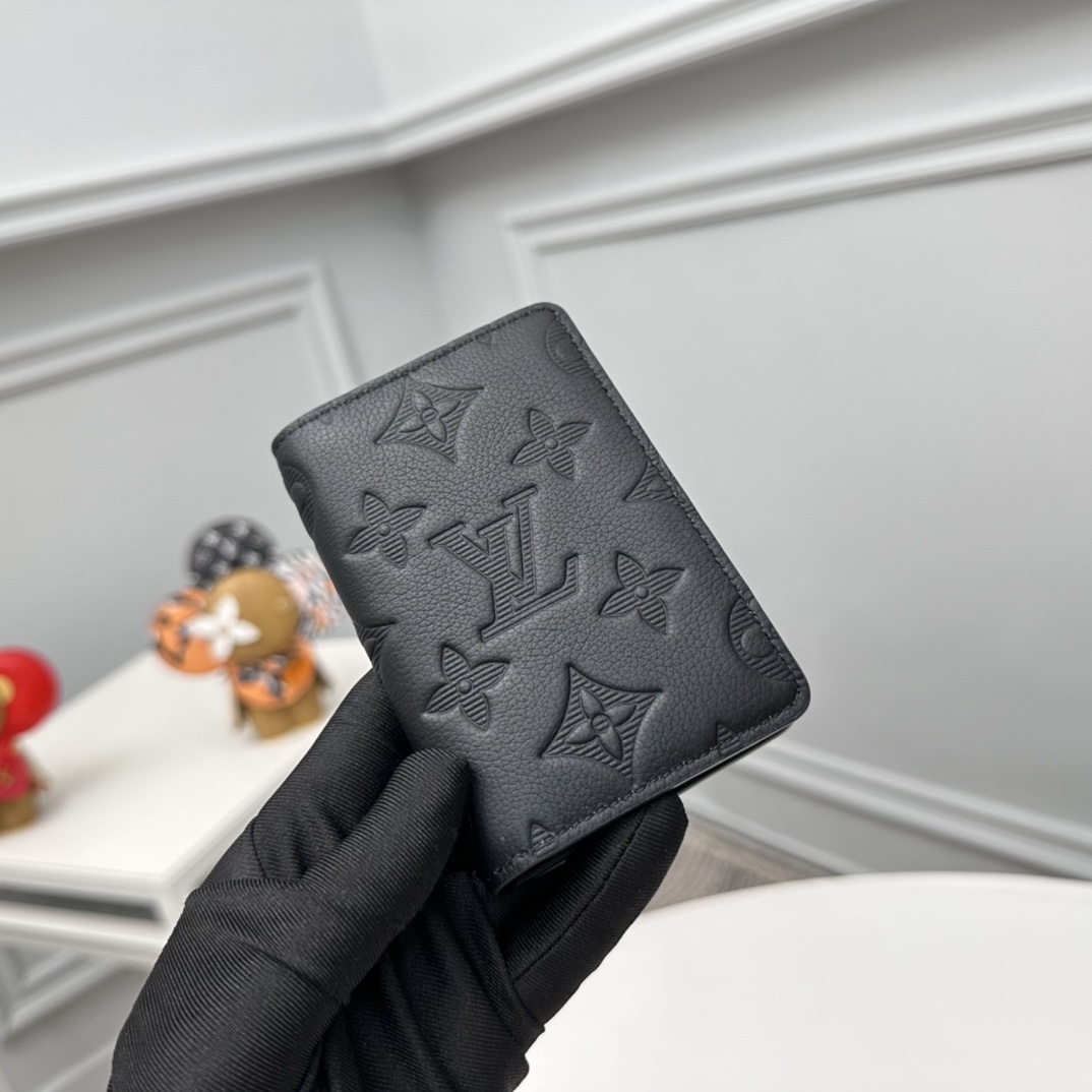 Louis Vuitton Basic Bag Cow Leather Black M-s