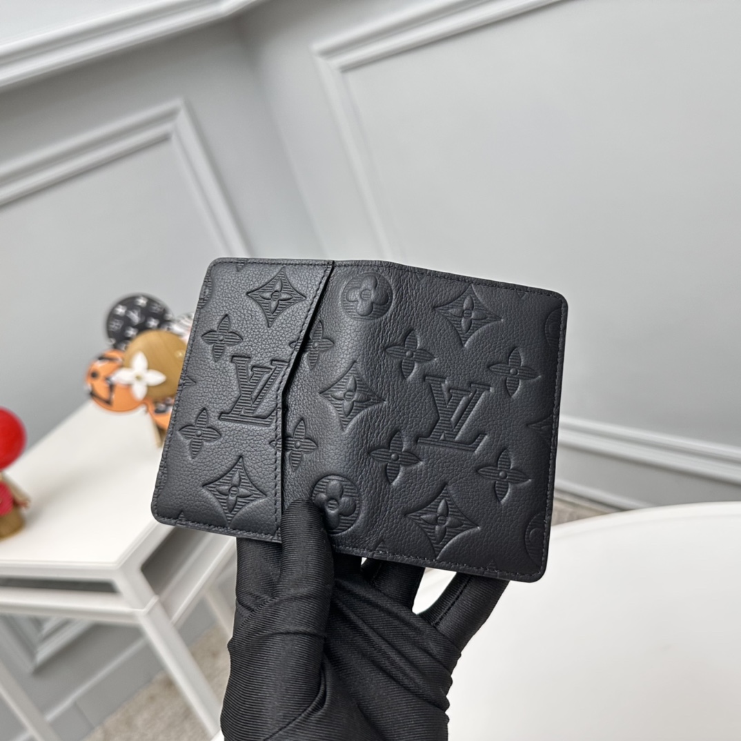 Louis Vuitton Basic Bag Cow Leather Black M-s