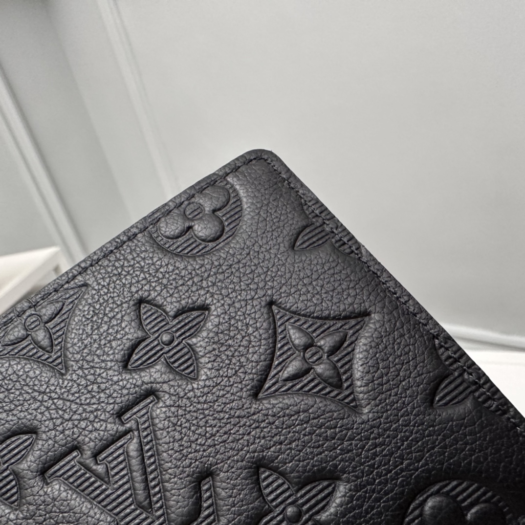 Louis Vuitton Basic Bag Cow Leather Black M-l-s