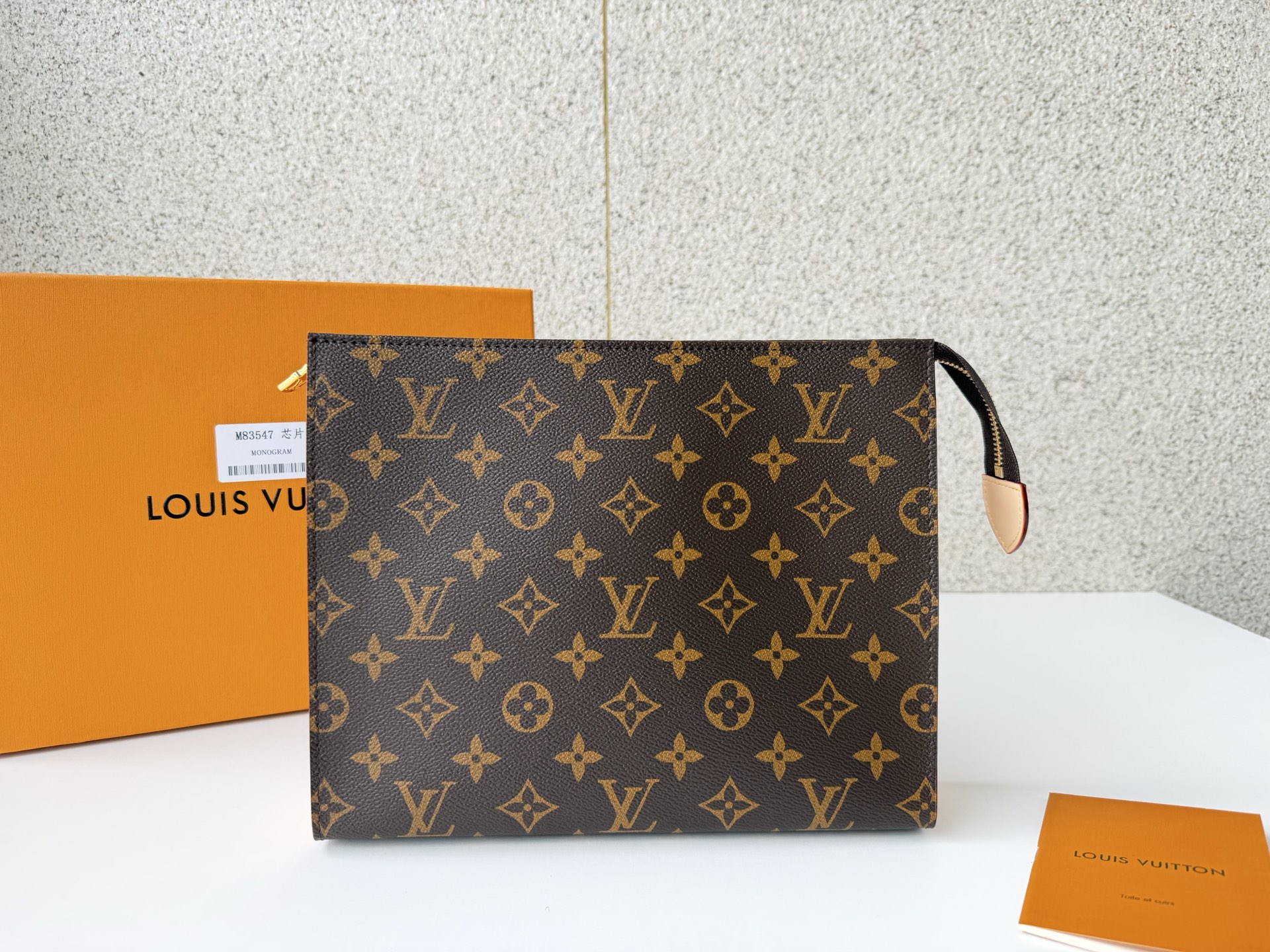 Louis Vuitton Clutch Bag Canvas M-l