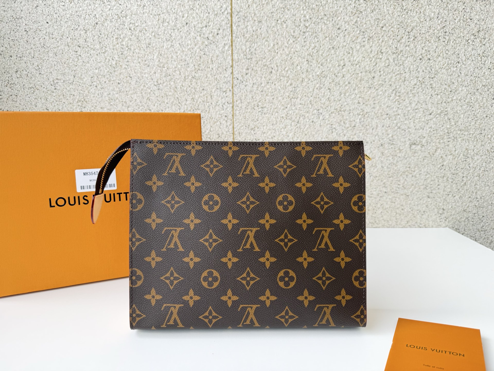Louis Vuitton Clutch Bag Canvas M-l