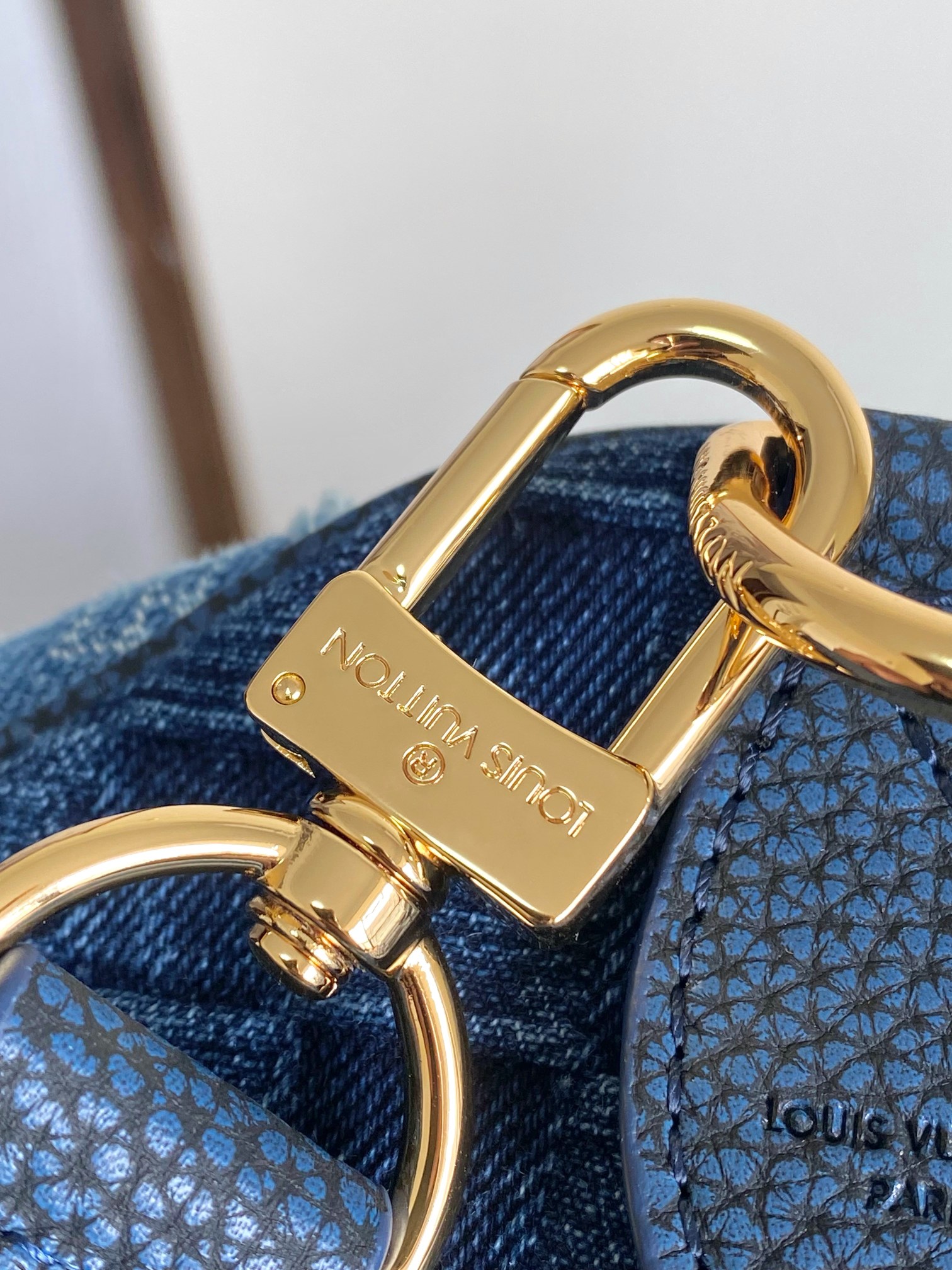 Louis Vuitton Basic Bag Cow Leather Gold M-l-s