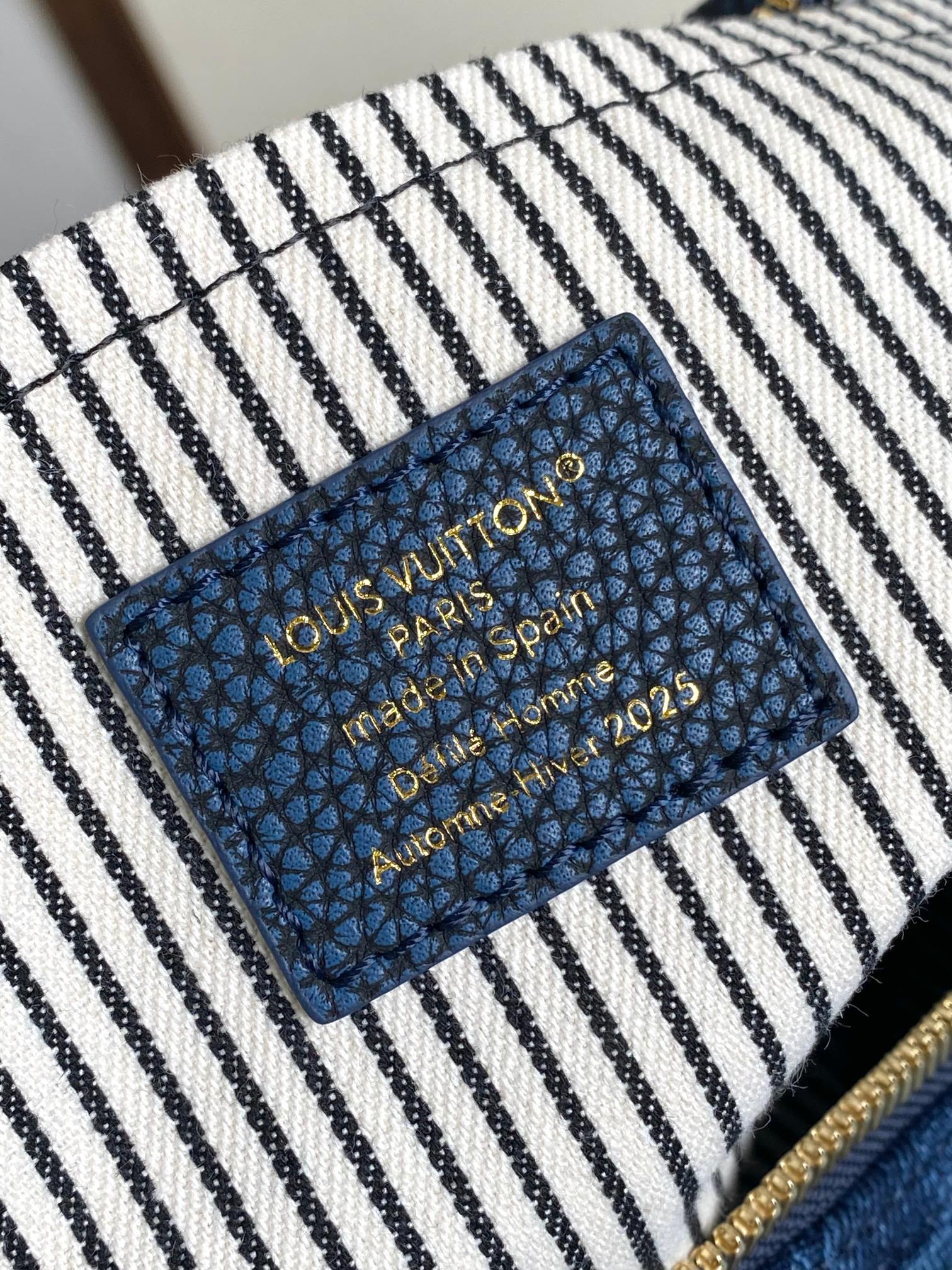 Louis Vuitton Basic Bag Cow Leather Gold M-l-s