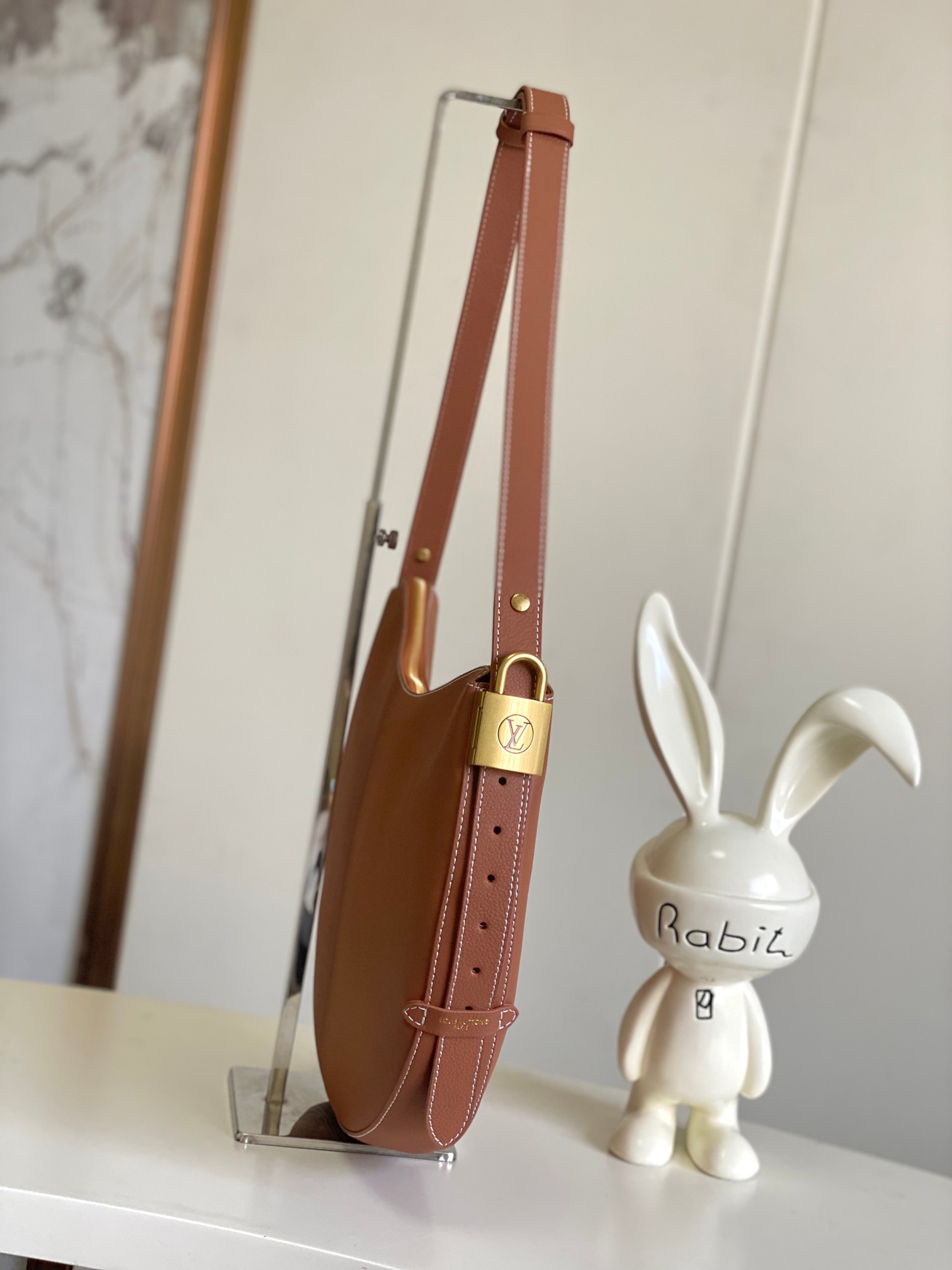 Louis Vuitton Basic Bag Cow Leather Black M-l