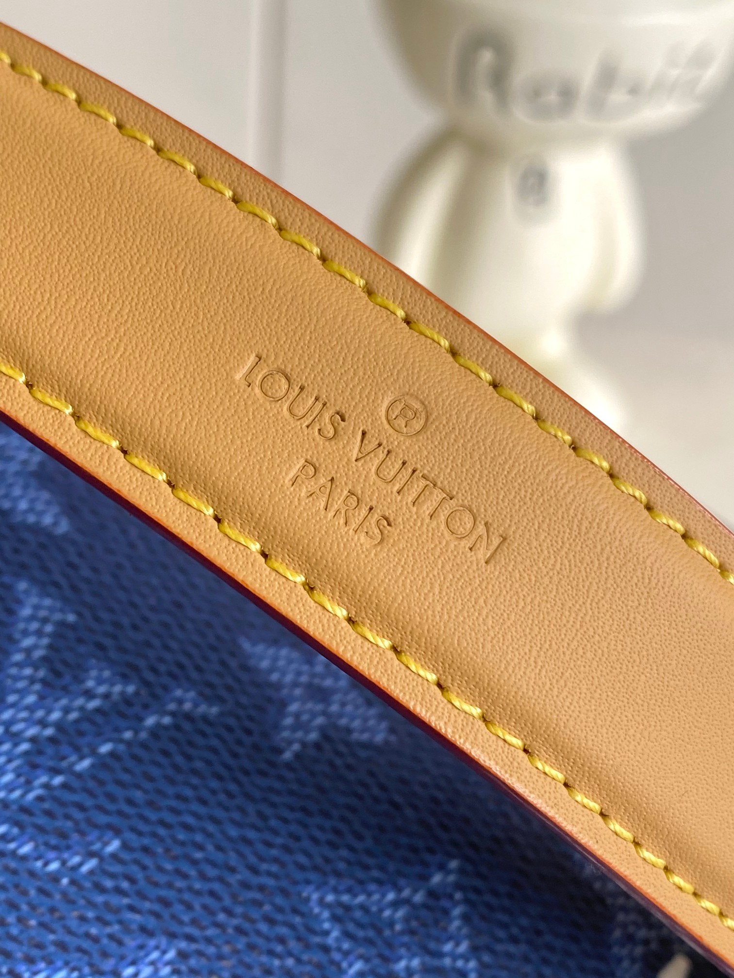 Louis Vuitton Messenger Bag Canvas Blue M-l-s