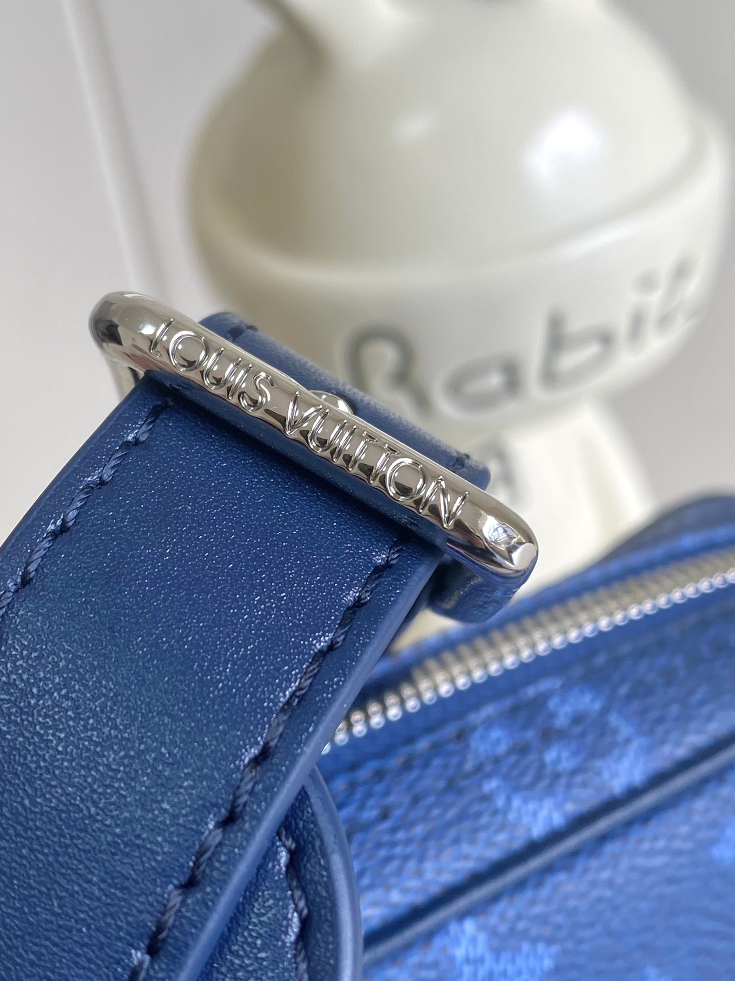 Louis Vuitton Messenger Bag Canvas Blue M-l-s