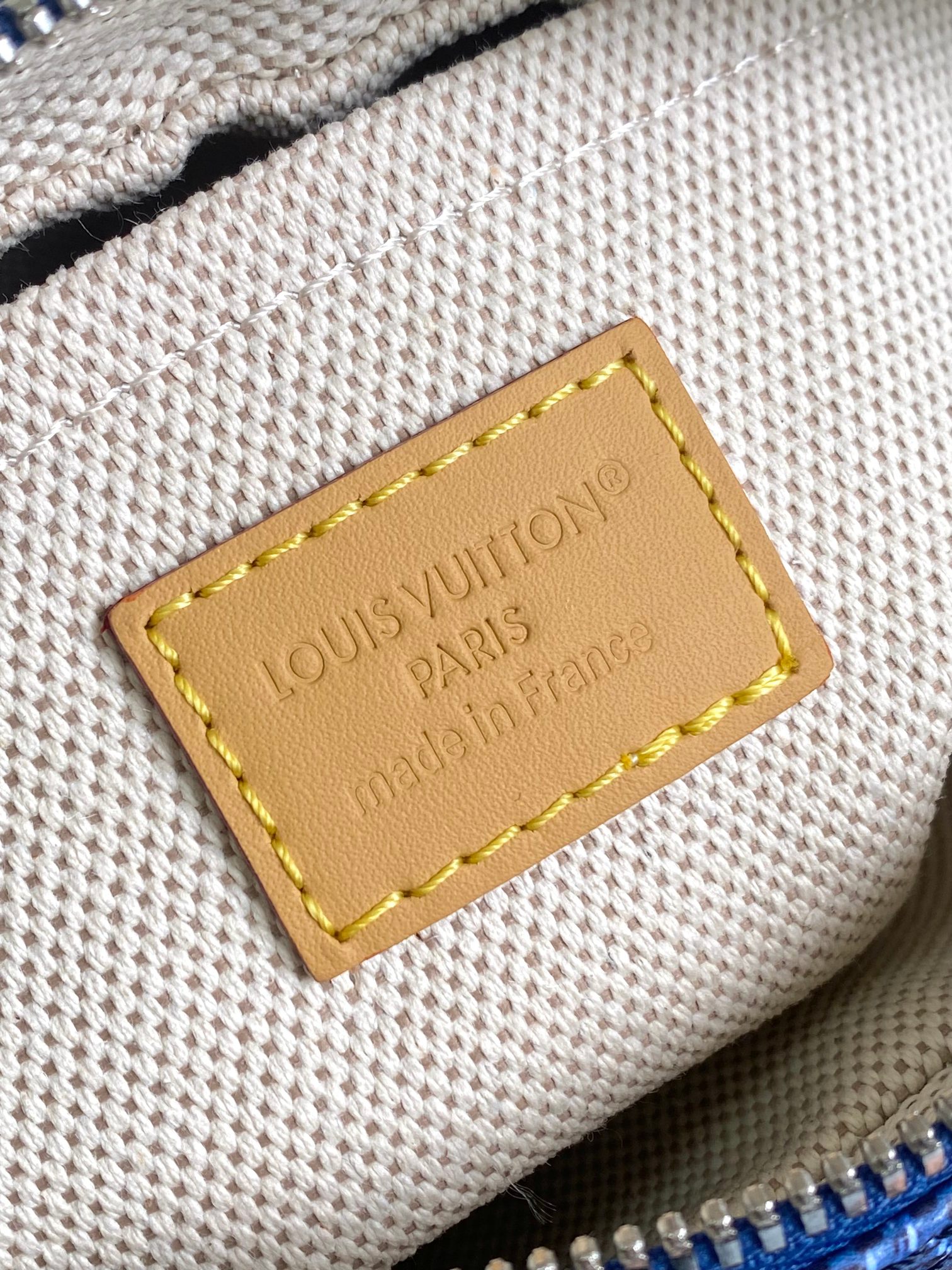 Louis Vuitton Messenger Bag Canvas Blue M-l-s