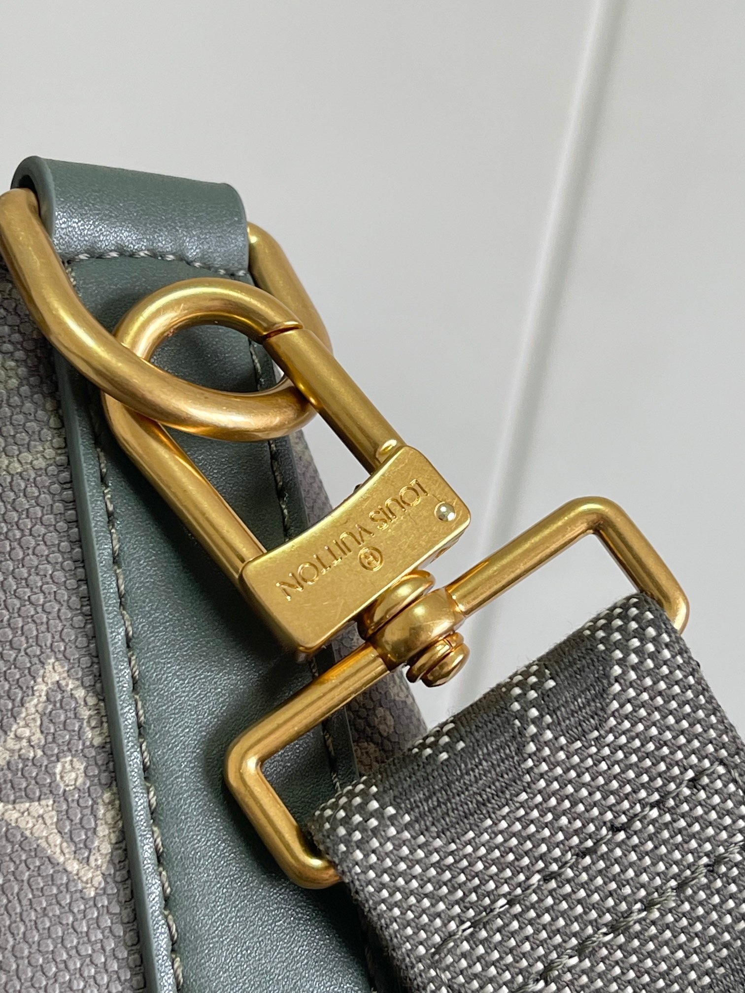 Louis Vuitton Basic Bag Canvas Green 12cm-m-l-s