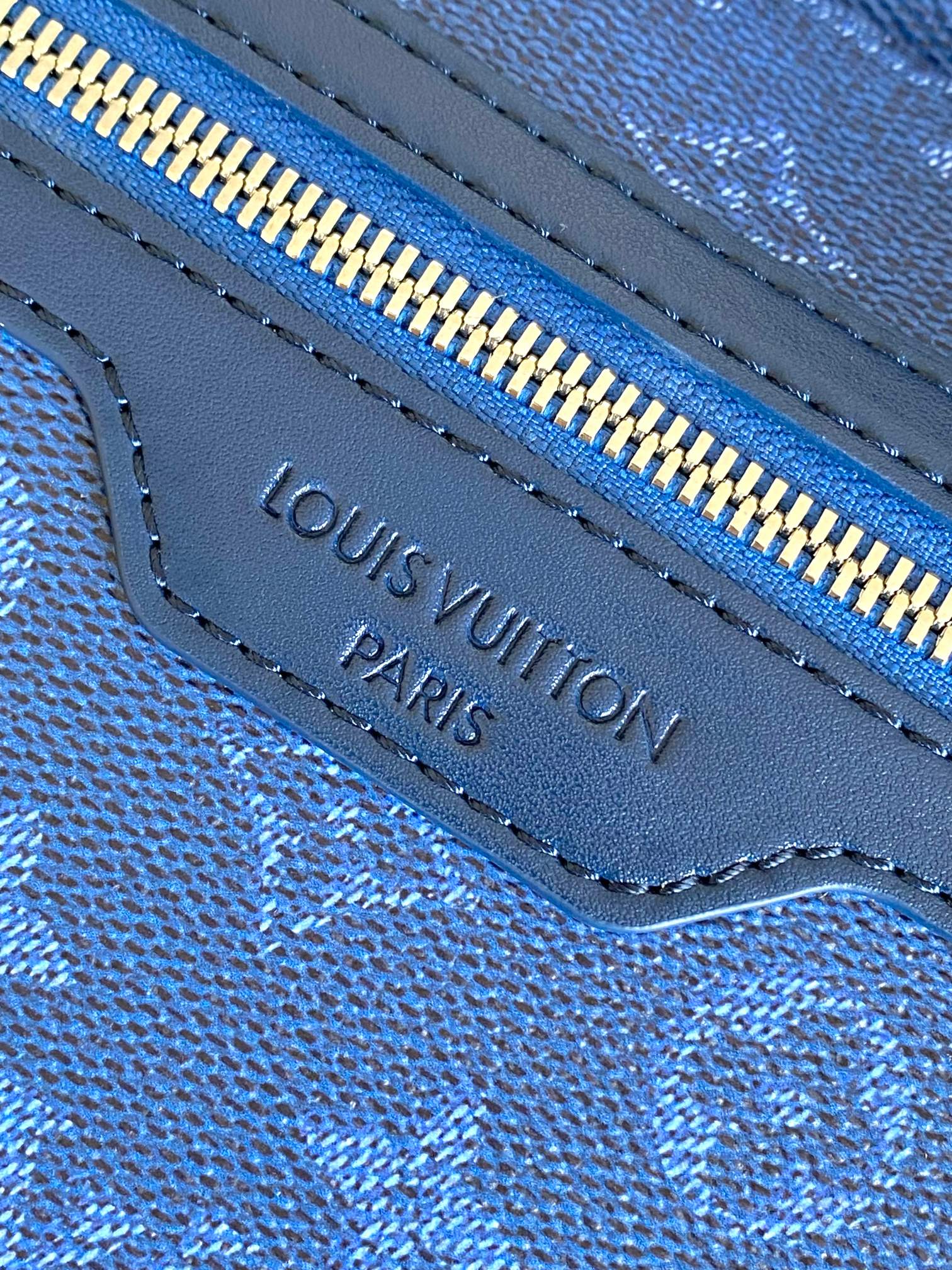 Louis Vuitton Backpack Canvas Blue 20cm-m-l-s