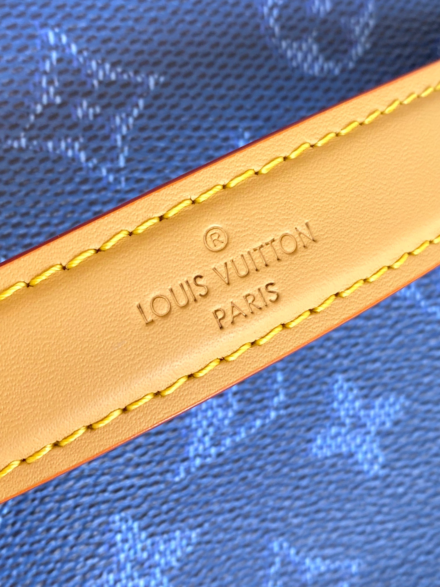 Louis Vuitton Backpack Canvas Blue 20cm-m-l-s