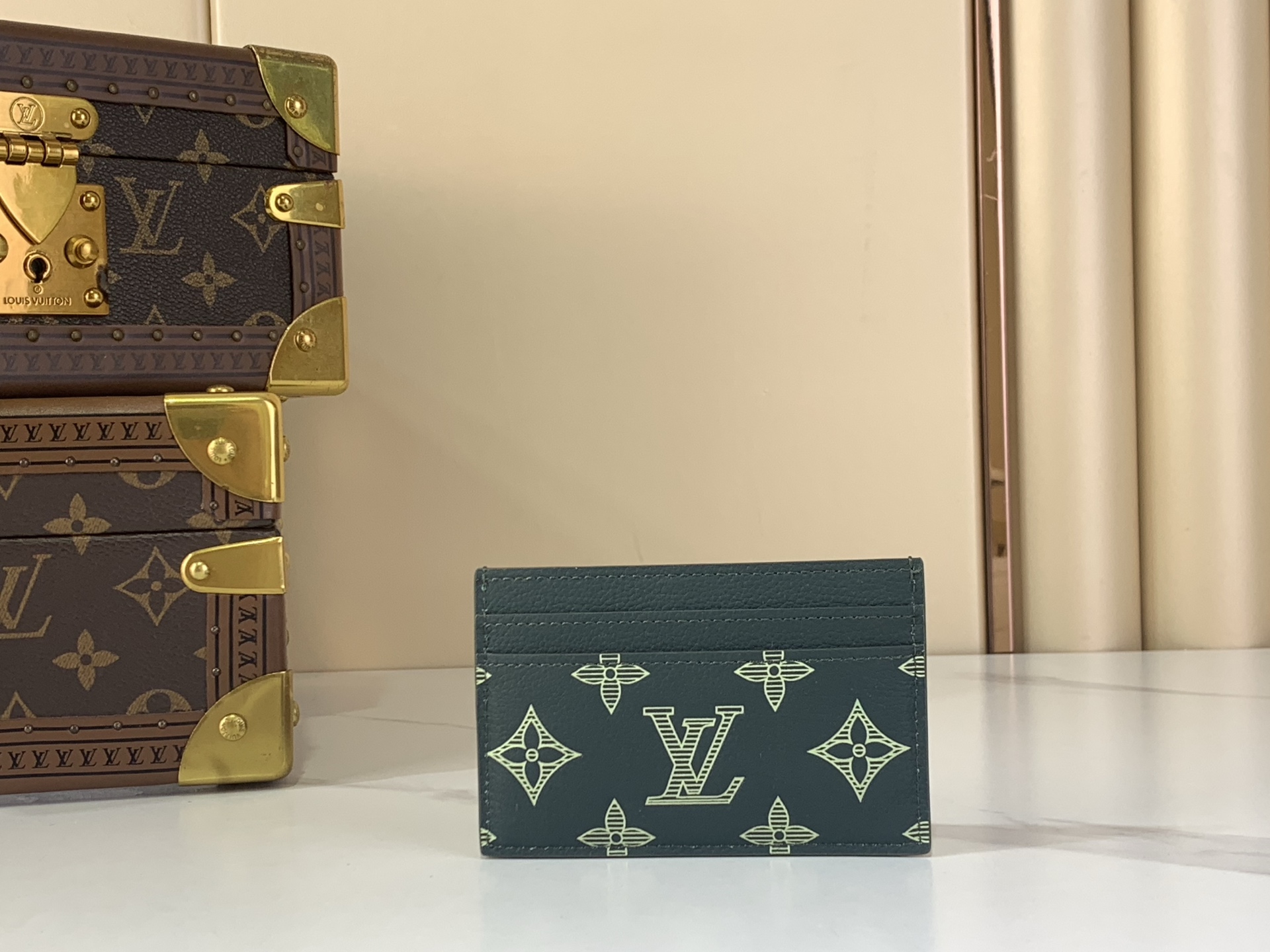 Louis Vuitton Basic Bag Cow Leather Green M-s