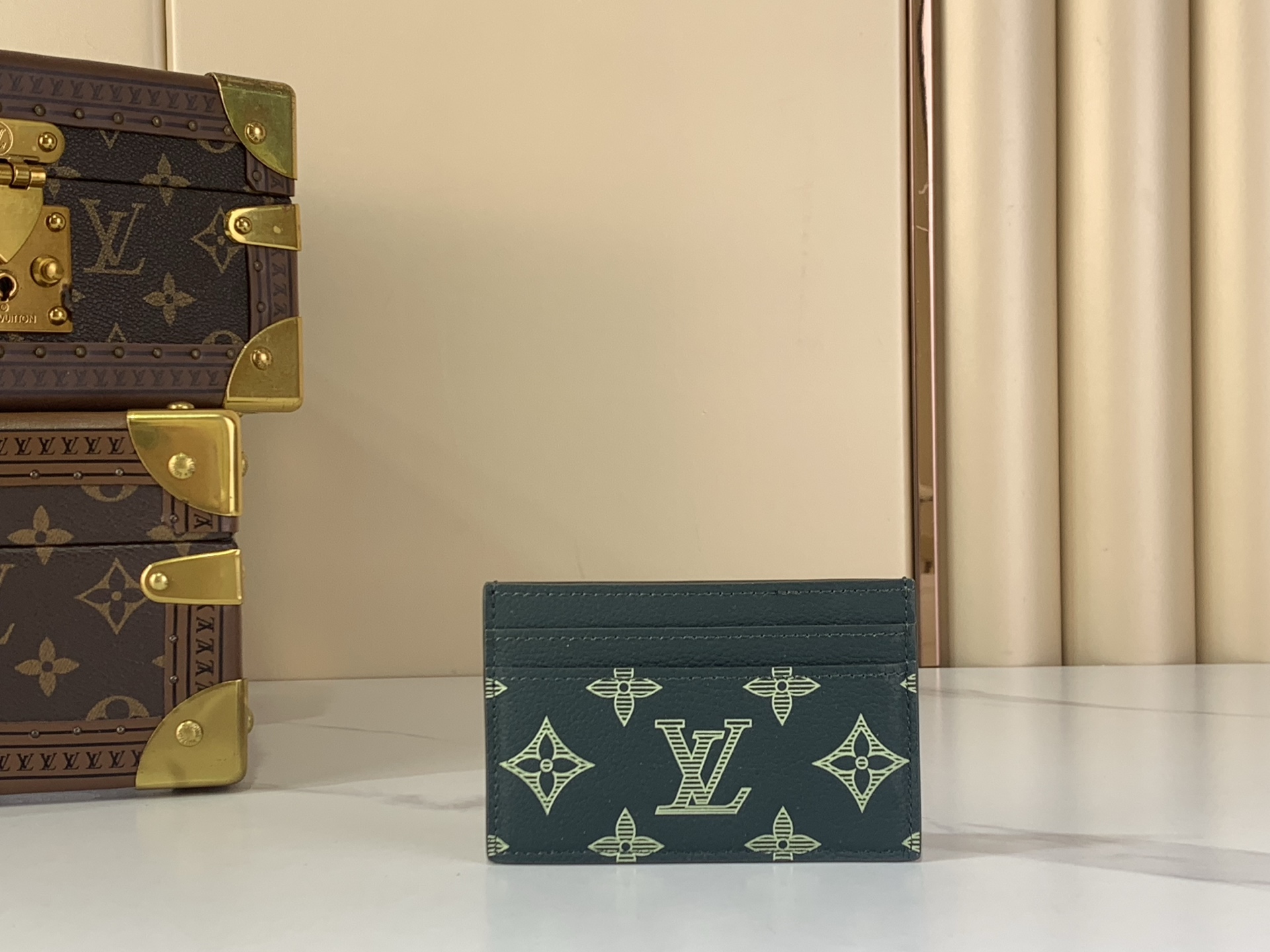 Louis Vuitton Basic Bag Cow Leather Green M-s