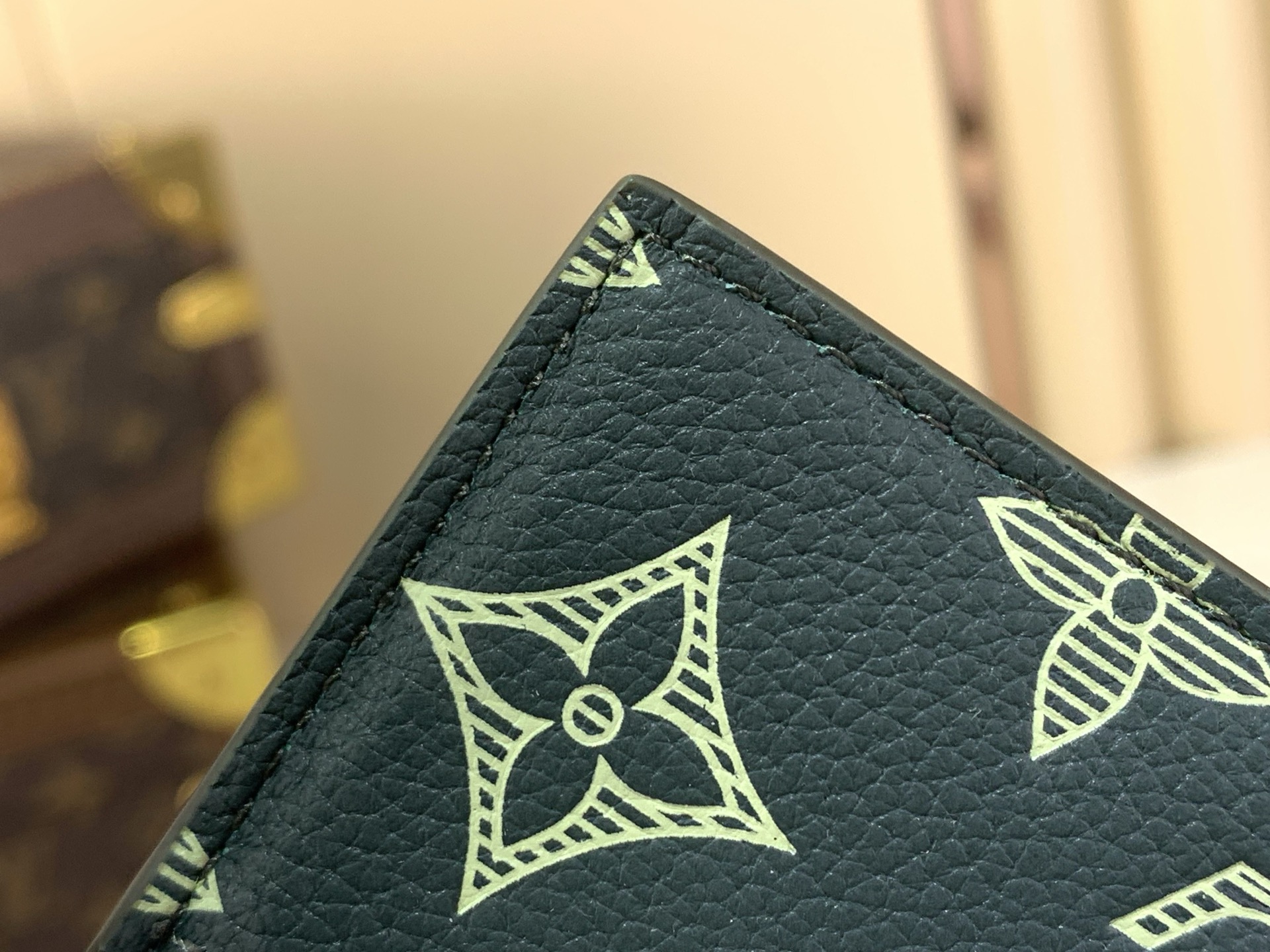 Louis Vuitton Basic Bag Cow Leather Green M-s