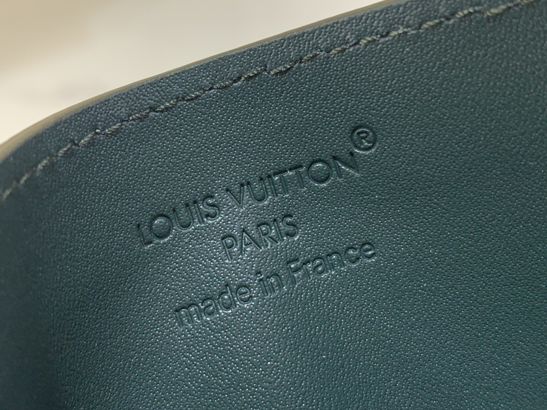 Louis Vuitton Basic Bag Cow Leather Green M-s