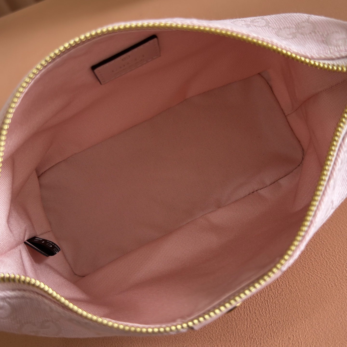 Gucci Tote Bag Canvas Brown Foldable