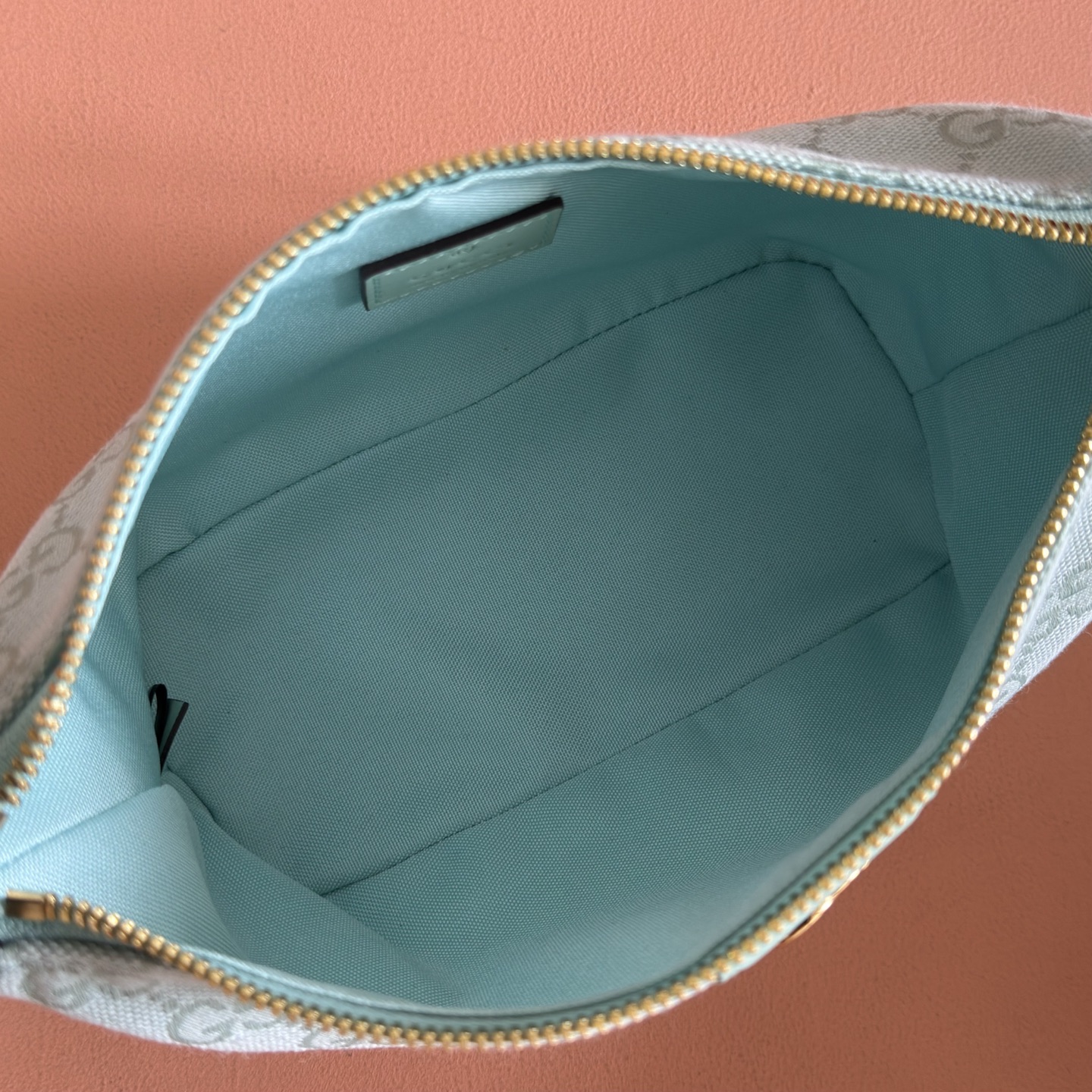 Gucci Tote Bag Canvas Brown Foldable