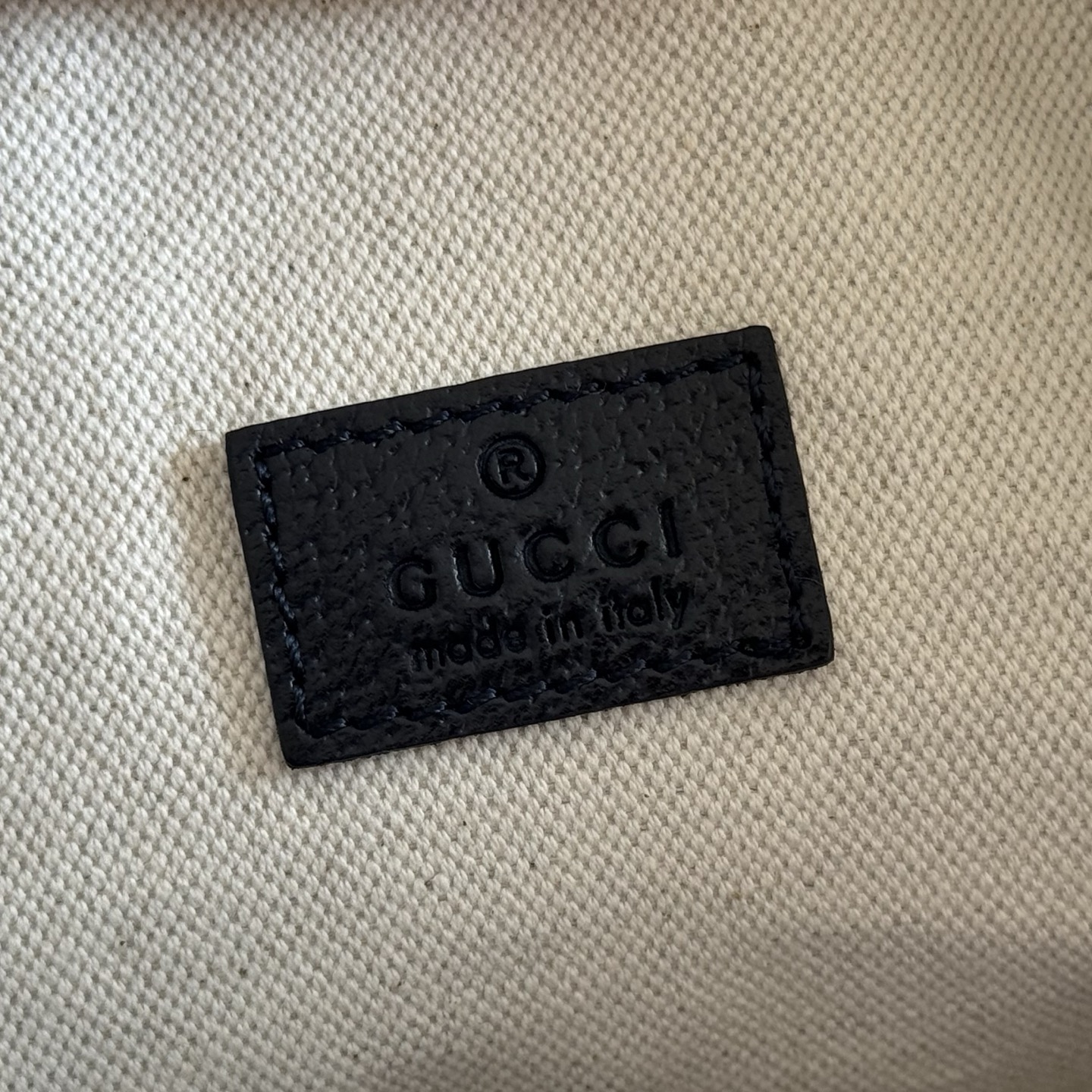 Gucci Tote Bag Canvas Brown Foldable