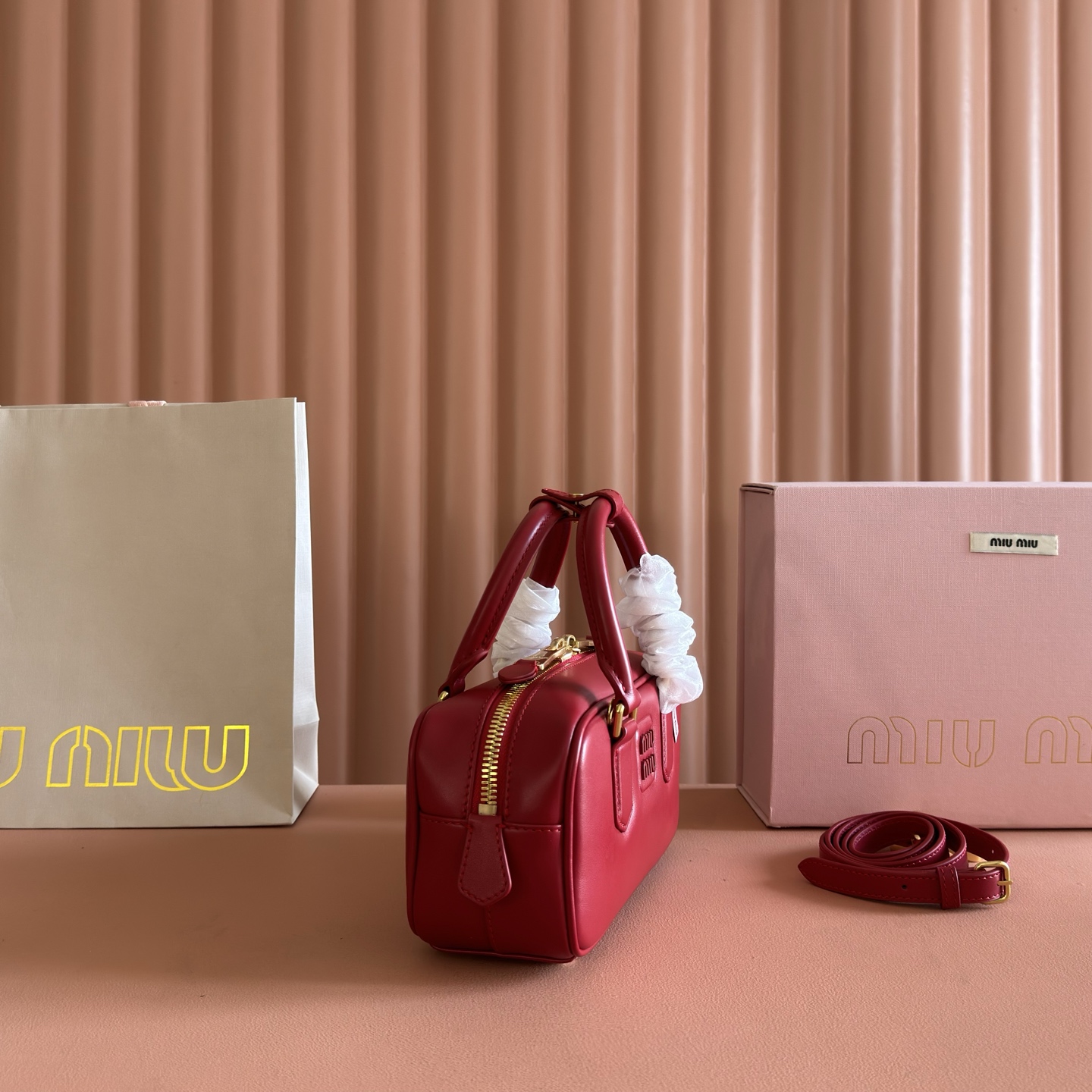 Miu Miu Female Tote Bag Cow Leather M