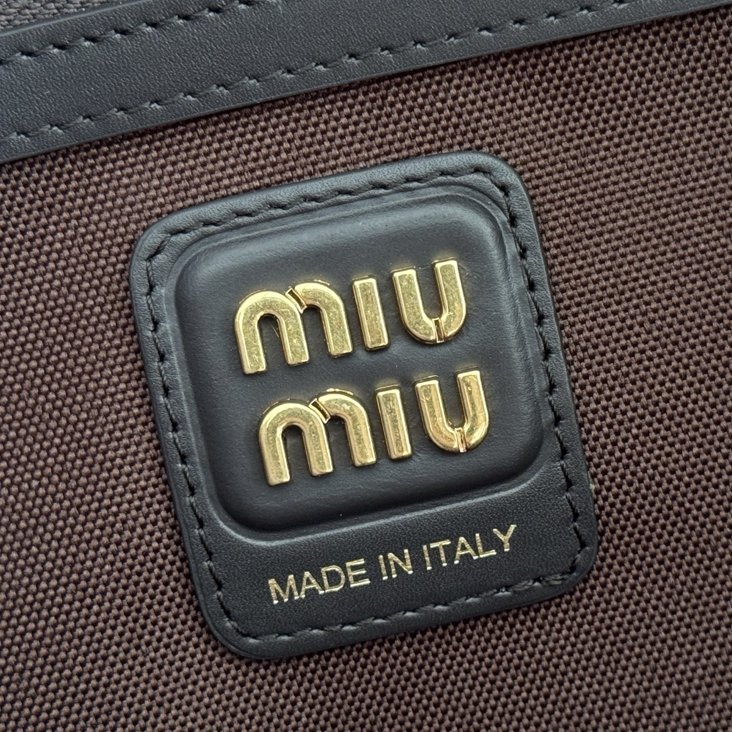 Miu Miu Female Tote Bag Gold M-40cm