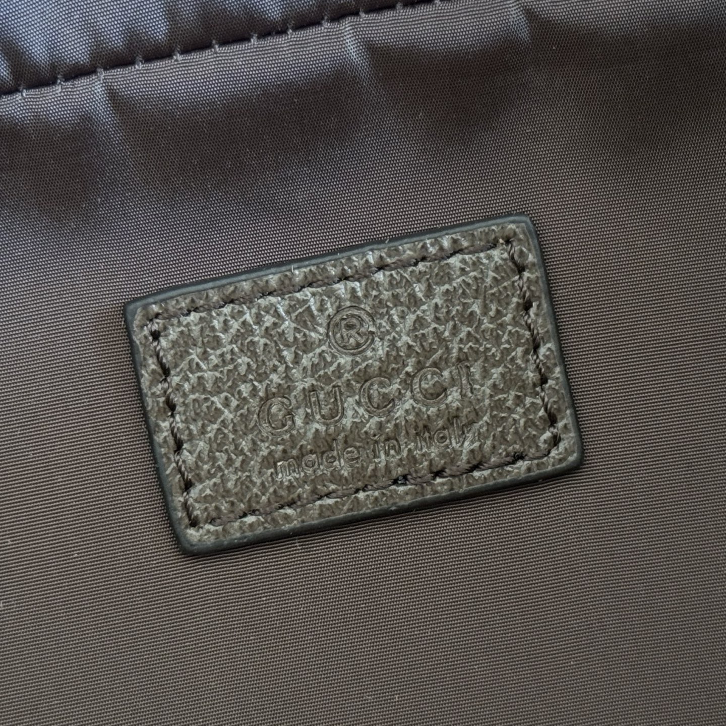 Gucci Shoulder Bag Canvas Beige M-s