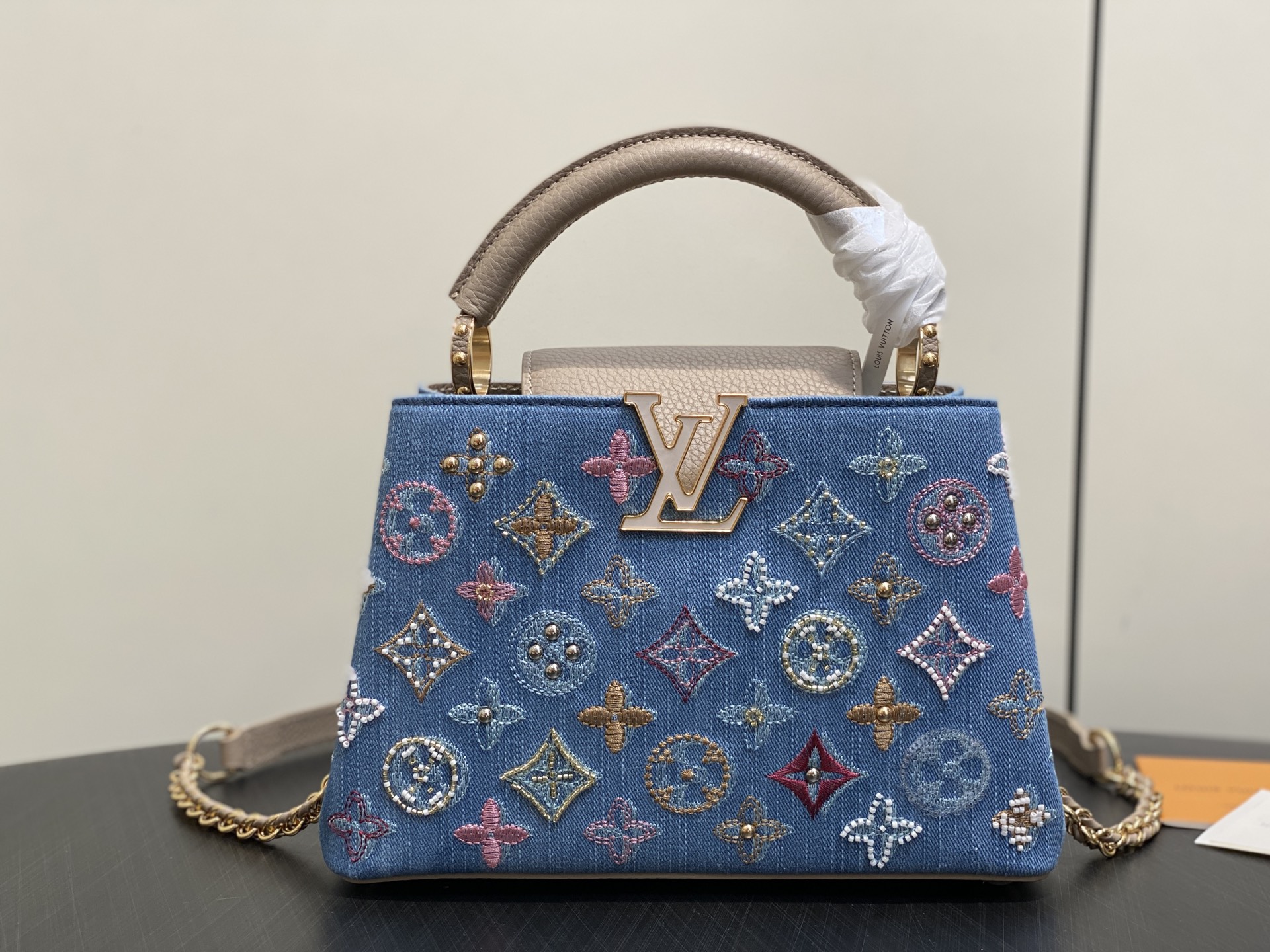 Louis Vuitton Basic Bag Blue M-l-s