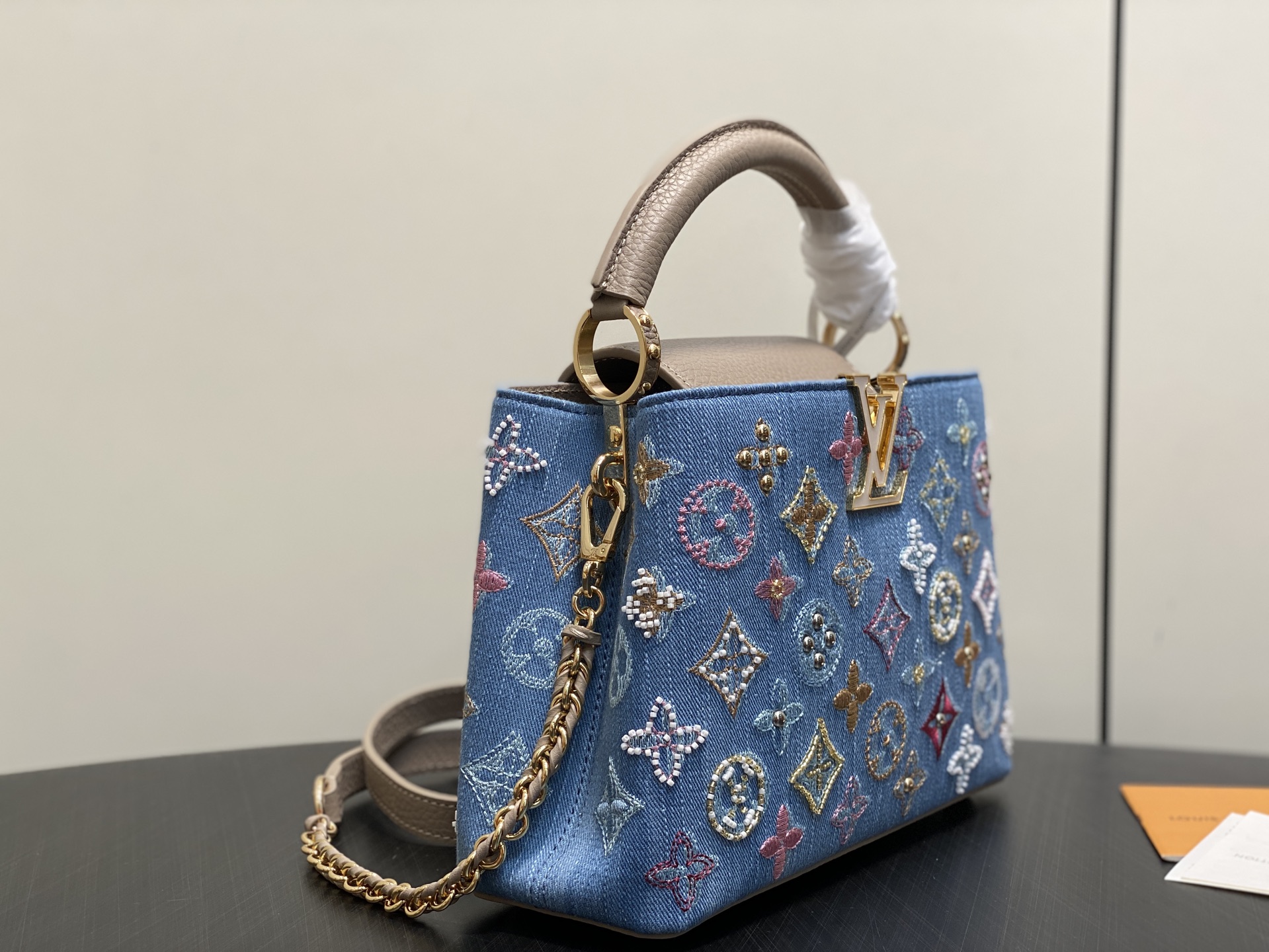 Louis Vuitton Basic Bag Blue M-l-s