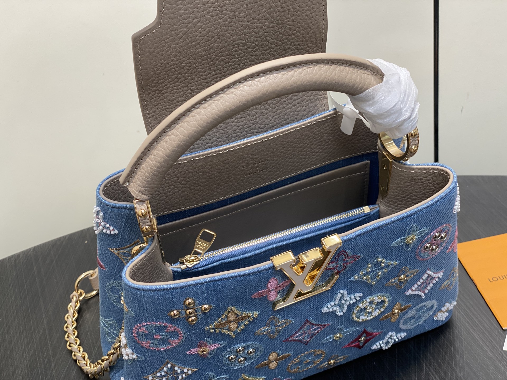 Louis Vuitton Basic Bag Blue M-l-s