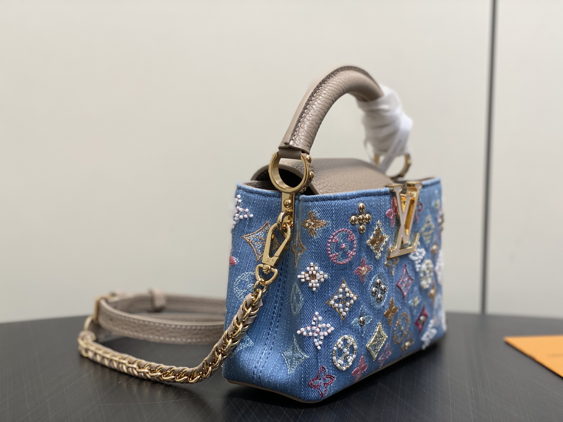 Louis Vuitton Basic Bag Blue M-l-s