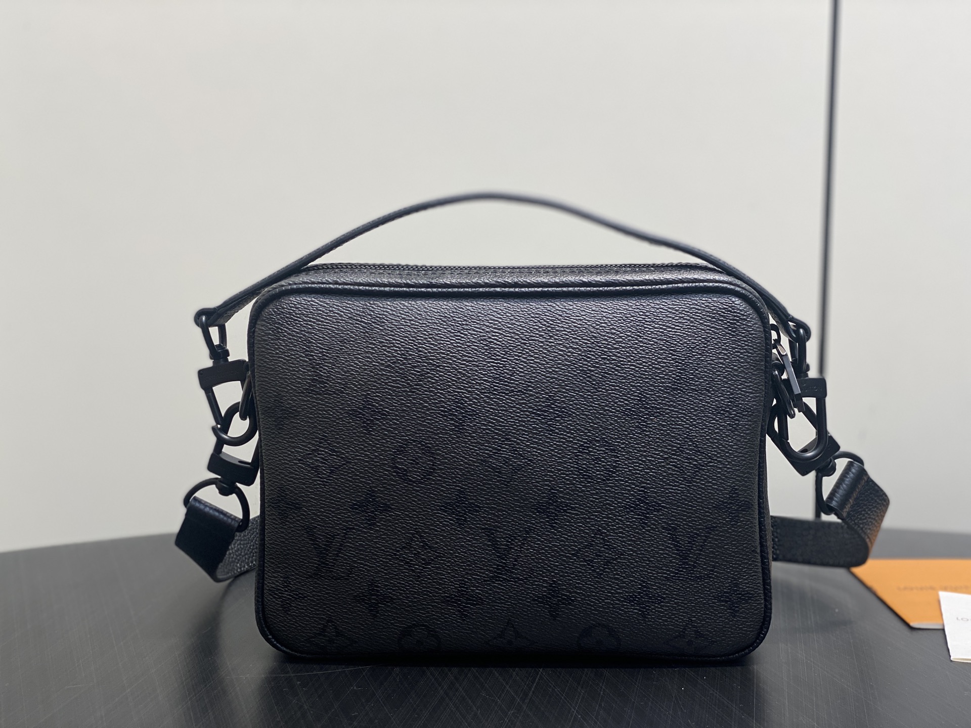 Louis Vuitton Crossbody Bag Canvas Gray M-l