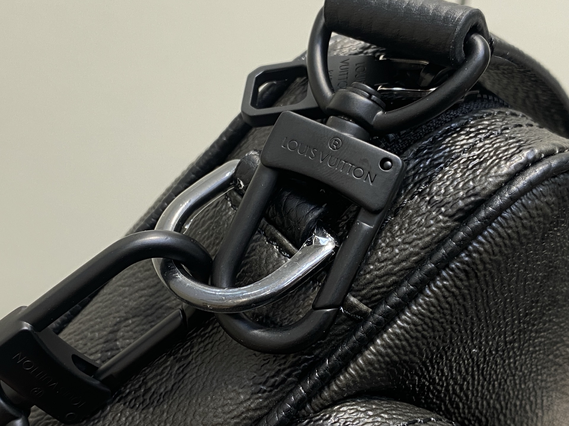 Louis Vuitton Crossbody Bag Canvas Gray M-l