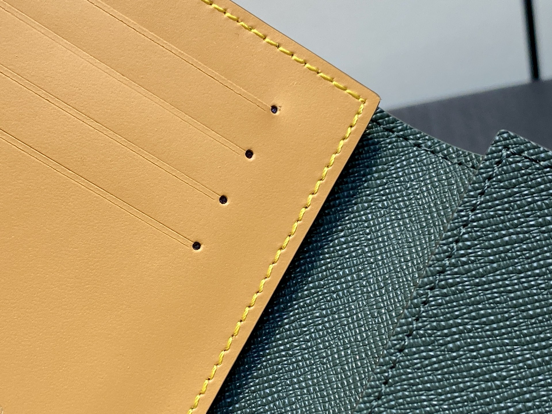 Louis Vuitton Basic Bag Cow Leather Green M-l-s