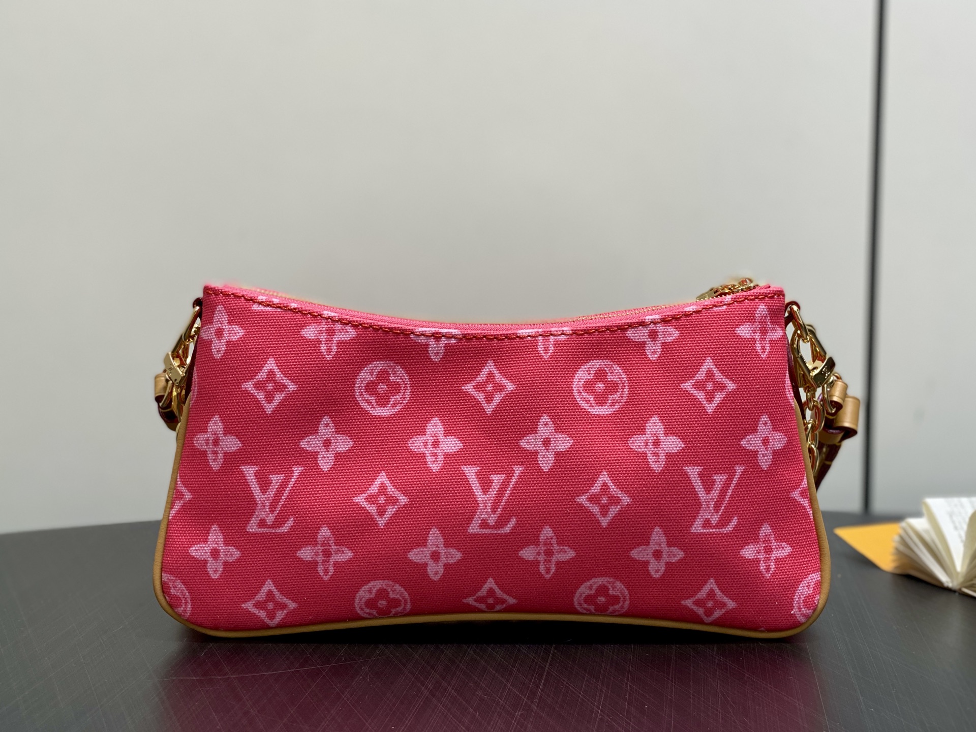 Louis Vuitton Basic Bag Cow Leather Gold M-l
