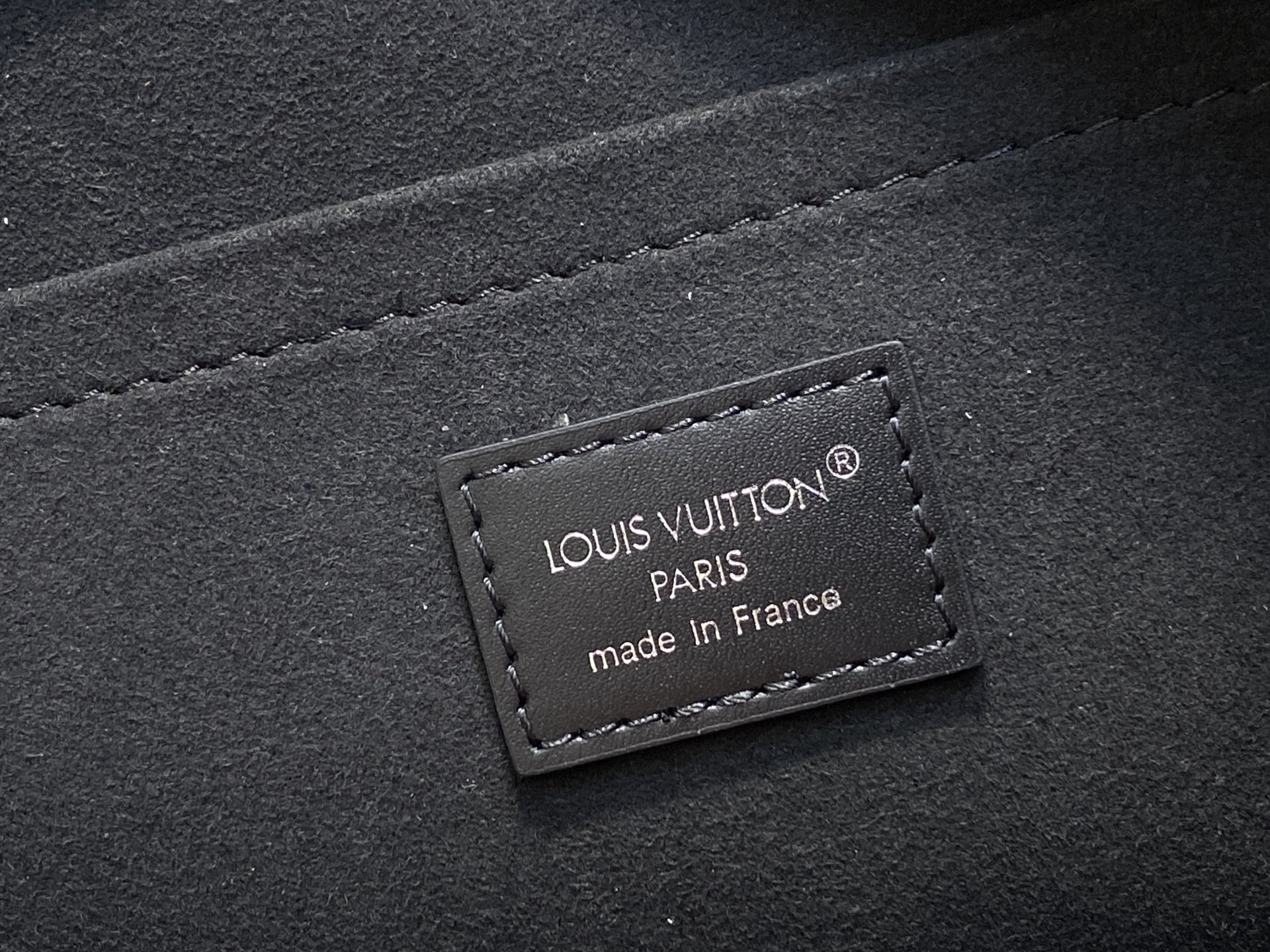 Louis Vuitton Tote Bag Canvas Black M-l-s