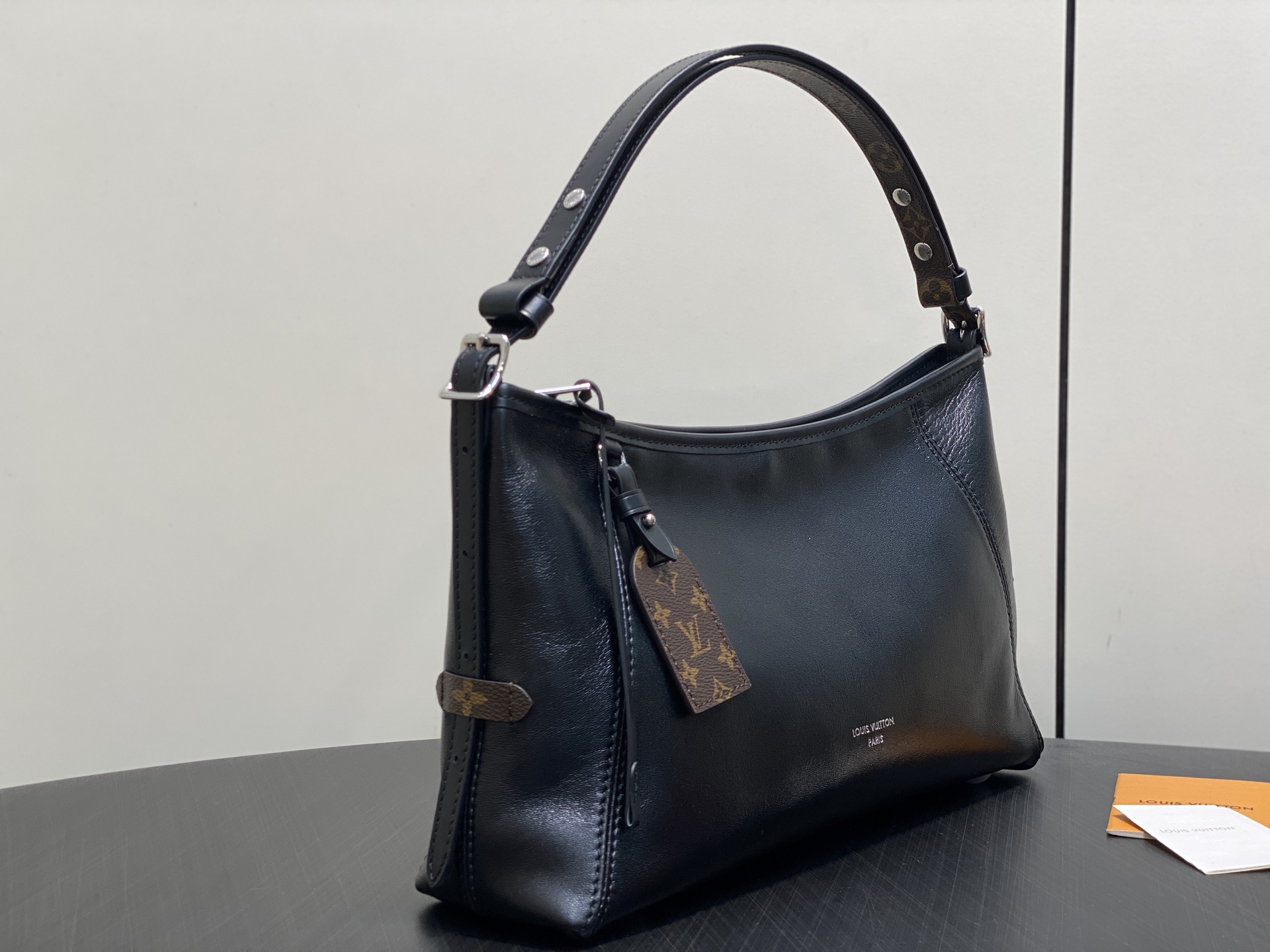 Louis Vuitton Tote Bag Canvas Black M-l-s