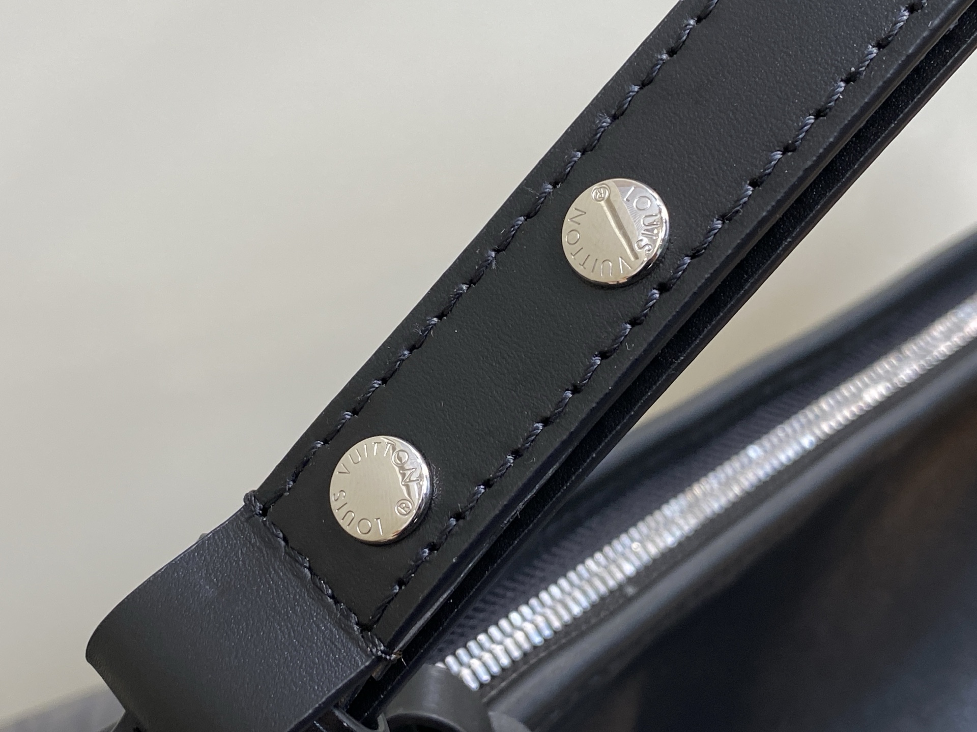 Louis Vuitton Tote Bag Canvas Black M-l-s