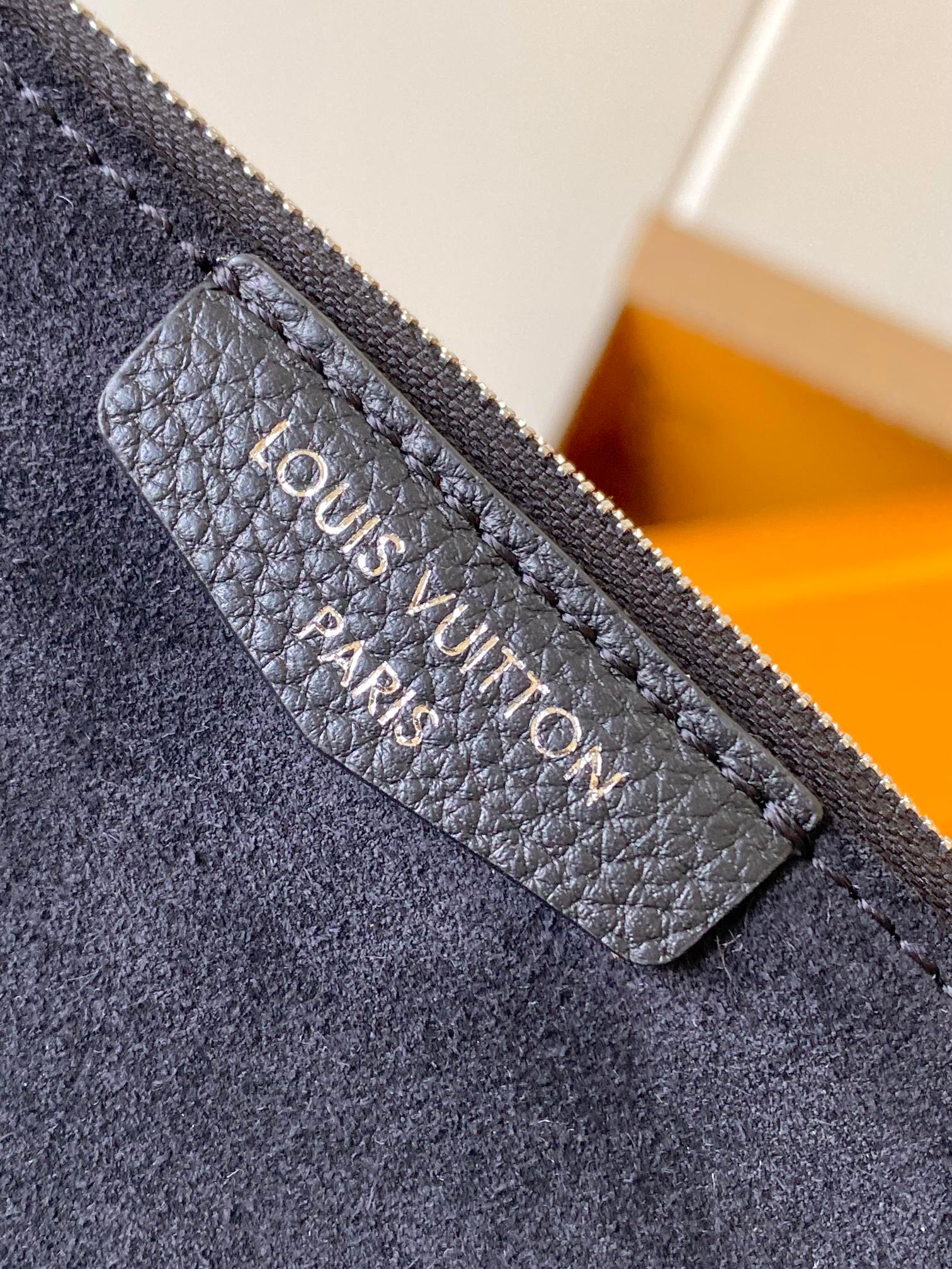 Louis Vuitton Basic Bag Canvas Black M-s