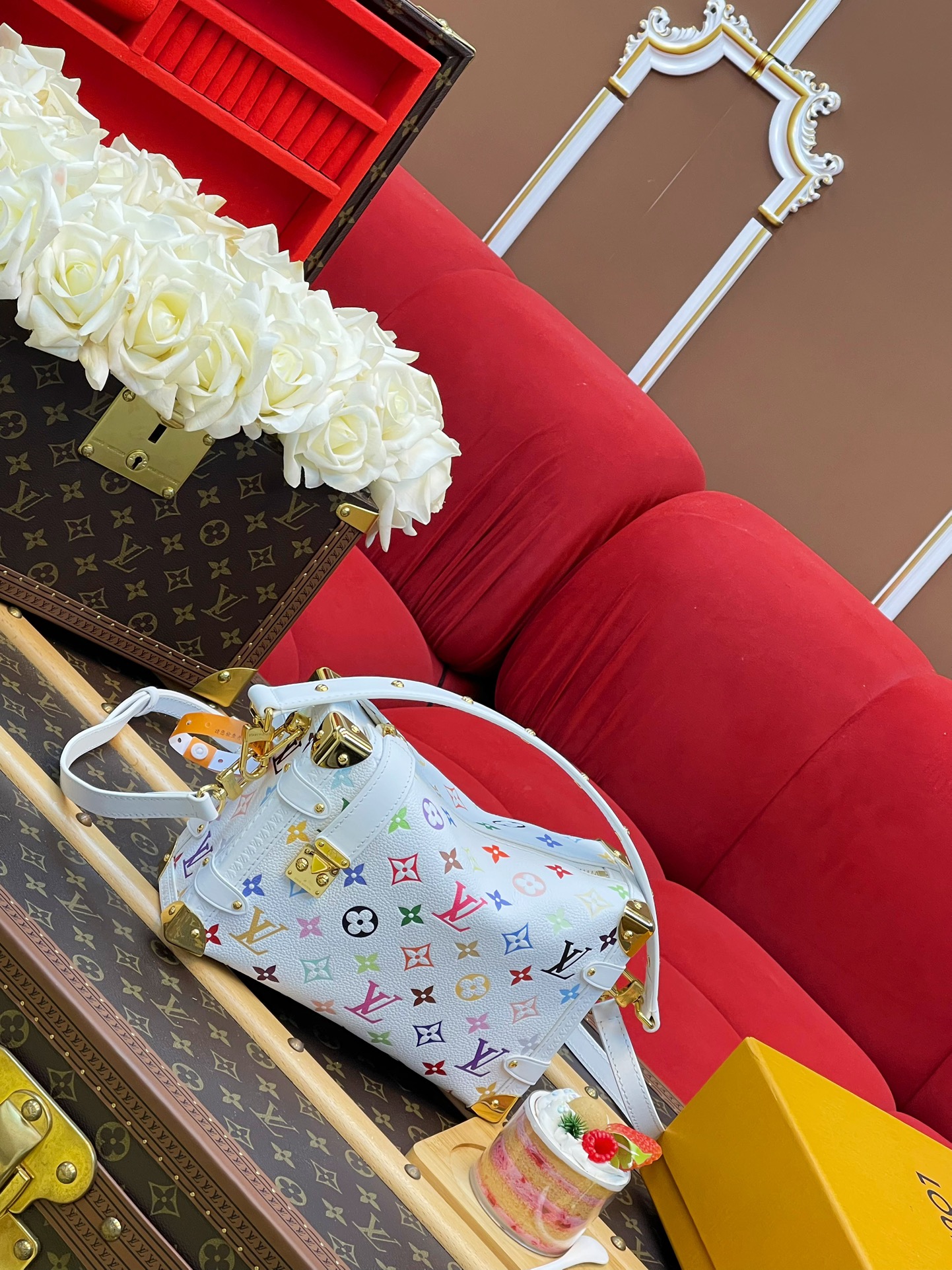 Louis Vuitton Basic Bag Cow Leather M-l-s